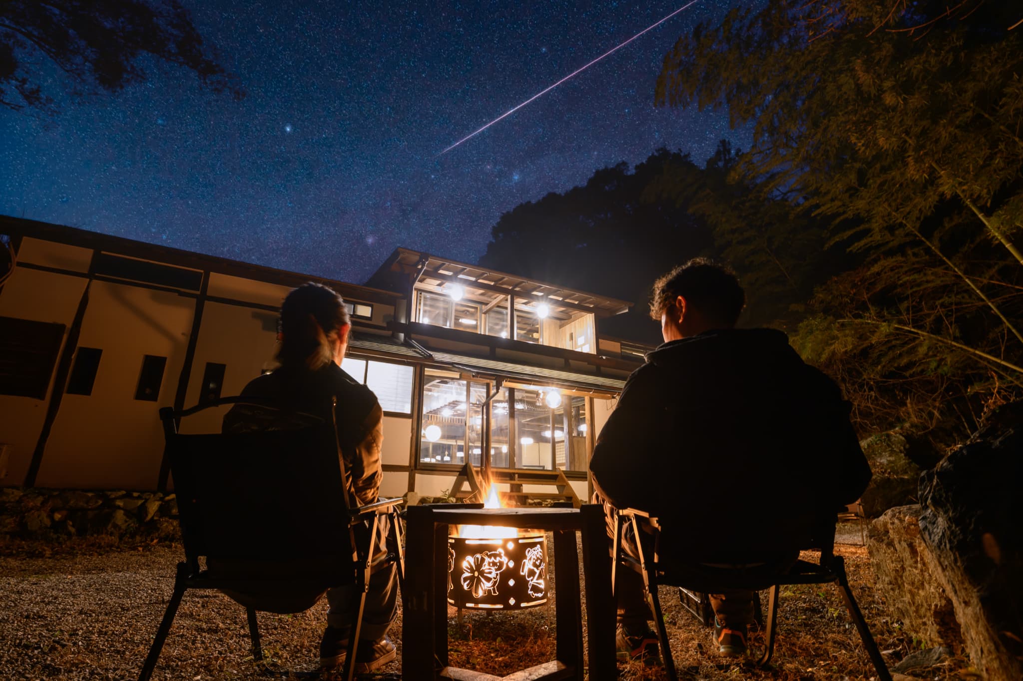 古民家≪焚き火体験≫