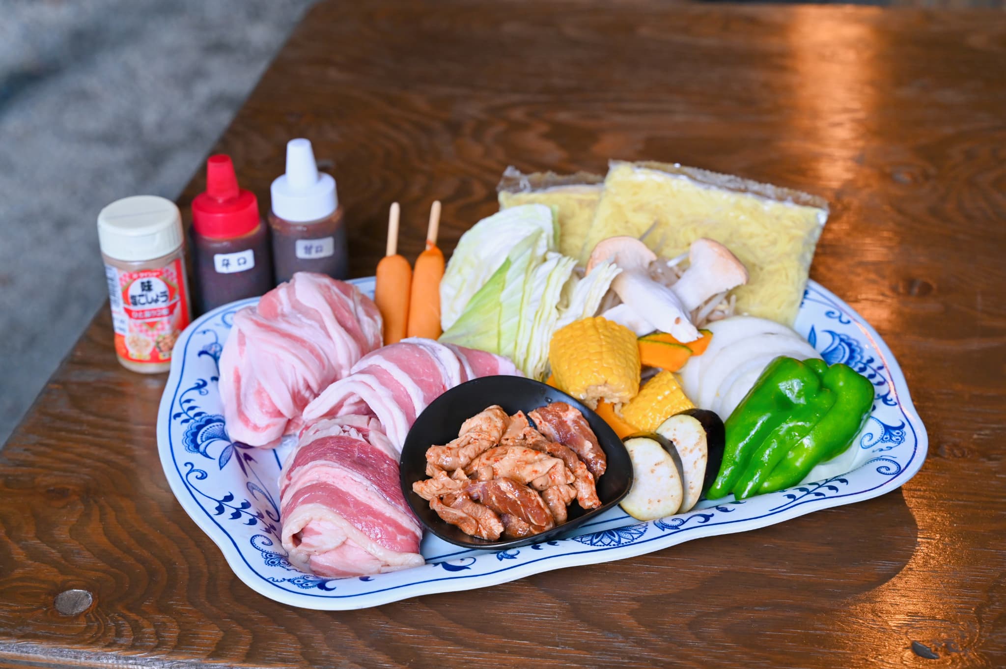 古民家BBQプランメニュー