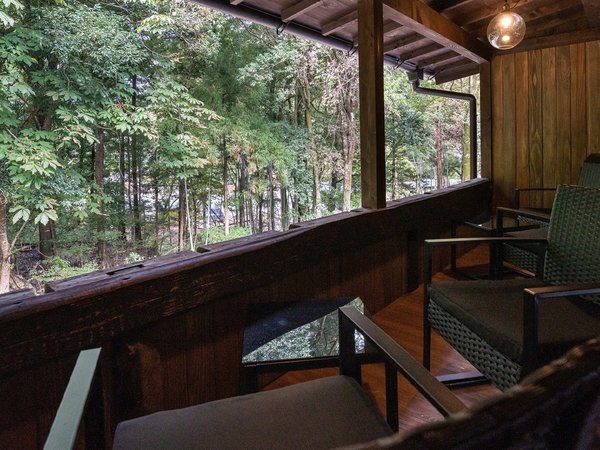 古民家２階テラス