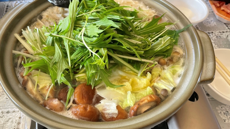 ＜あったか鍋×露天温泉＞鍋セット無料貸出♪お好きな食材を持ち寄って楽しむ古民家一棟貸切プラン