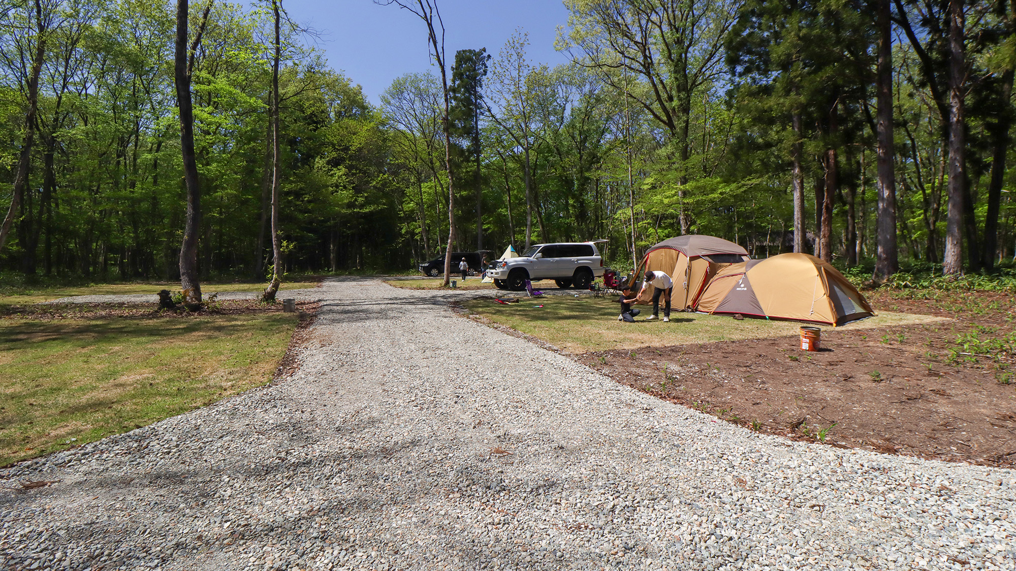 #オートキャンプ場　自然の中で静かに過ごす請託な時間をお過ごしください。