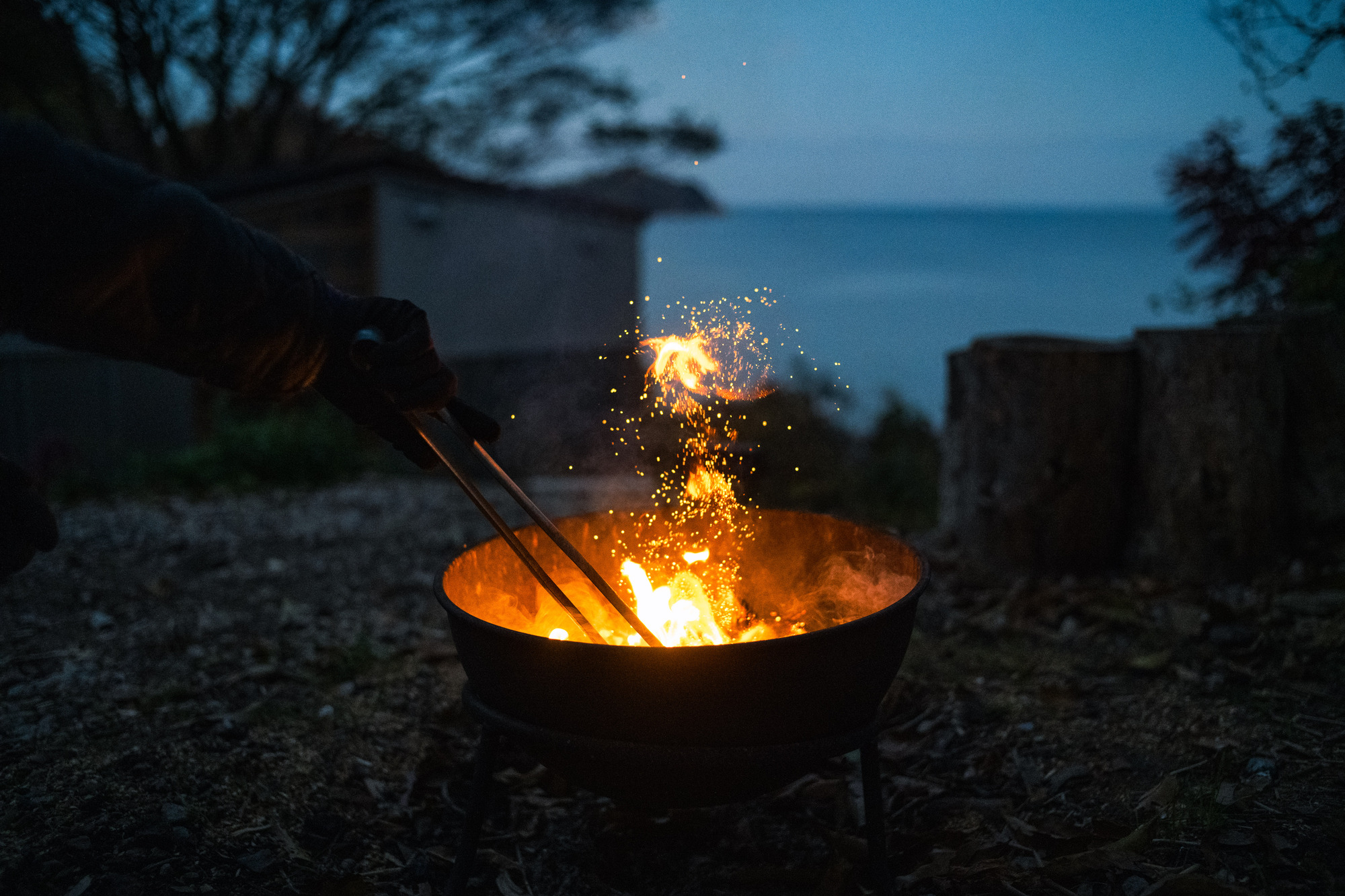 焚き火