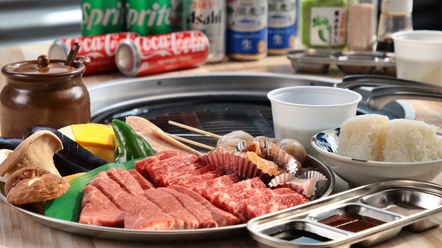 《伊勢海老付》BBQ◆贅沢に☆黒毛和牛＆伊勢海老お一人様一尾付