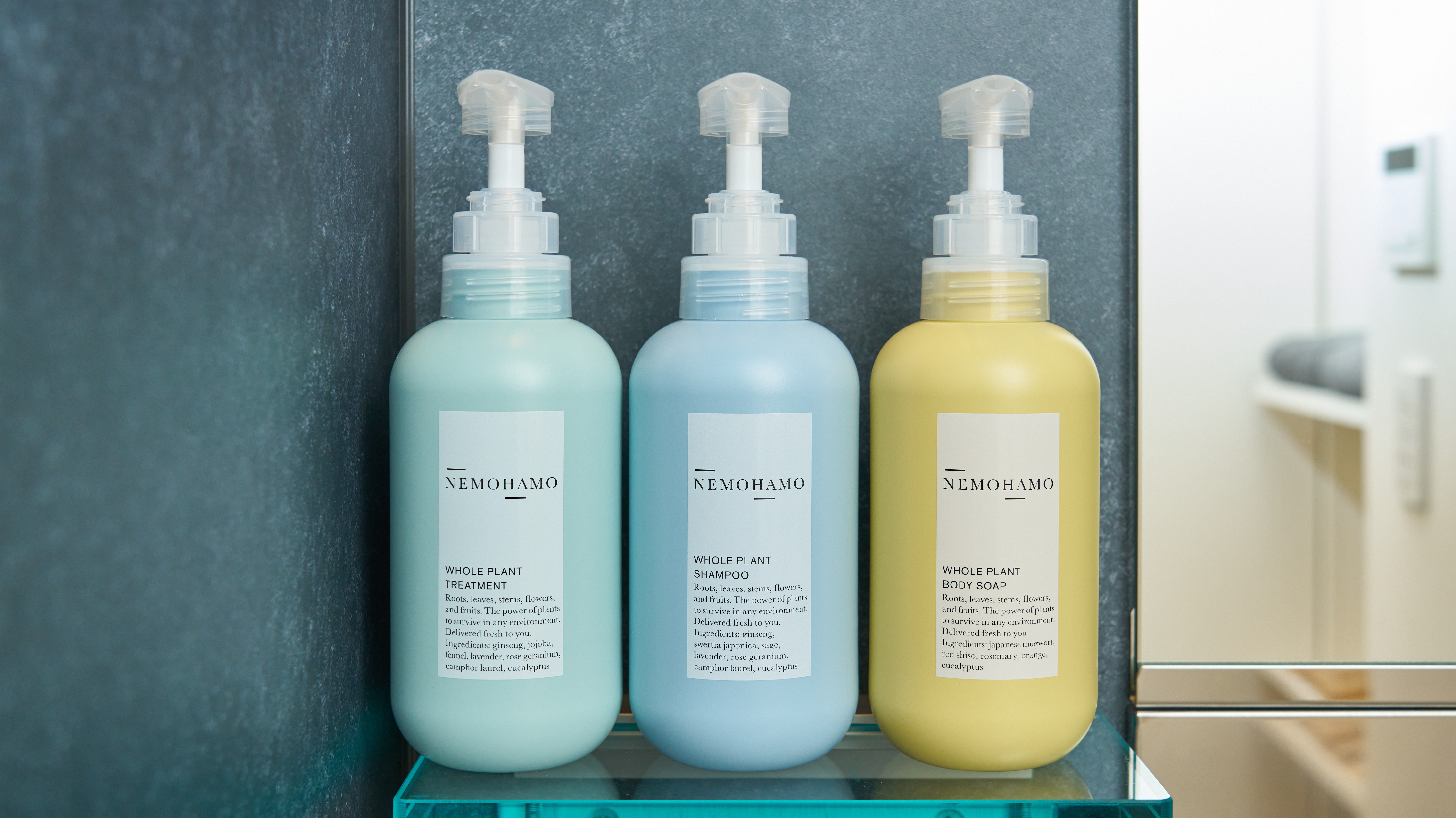 A棟1Fツイン_シャワールーム．アメニティ