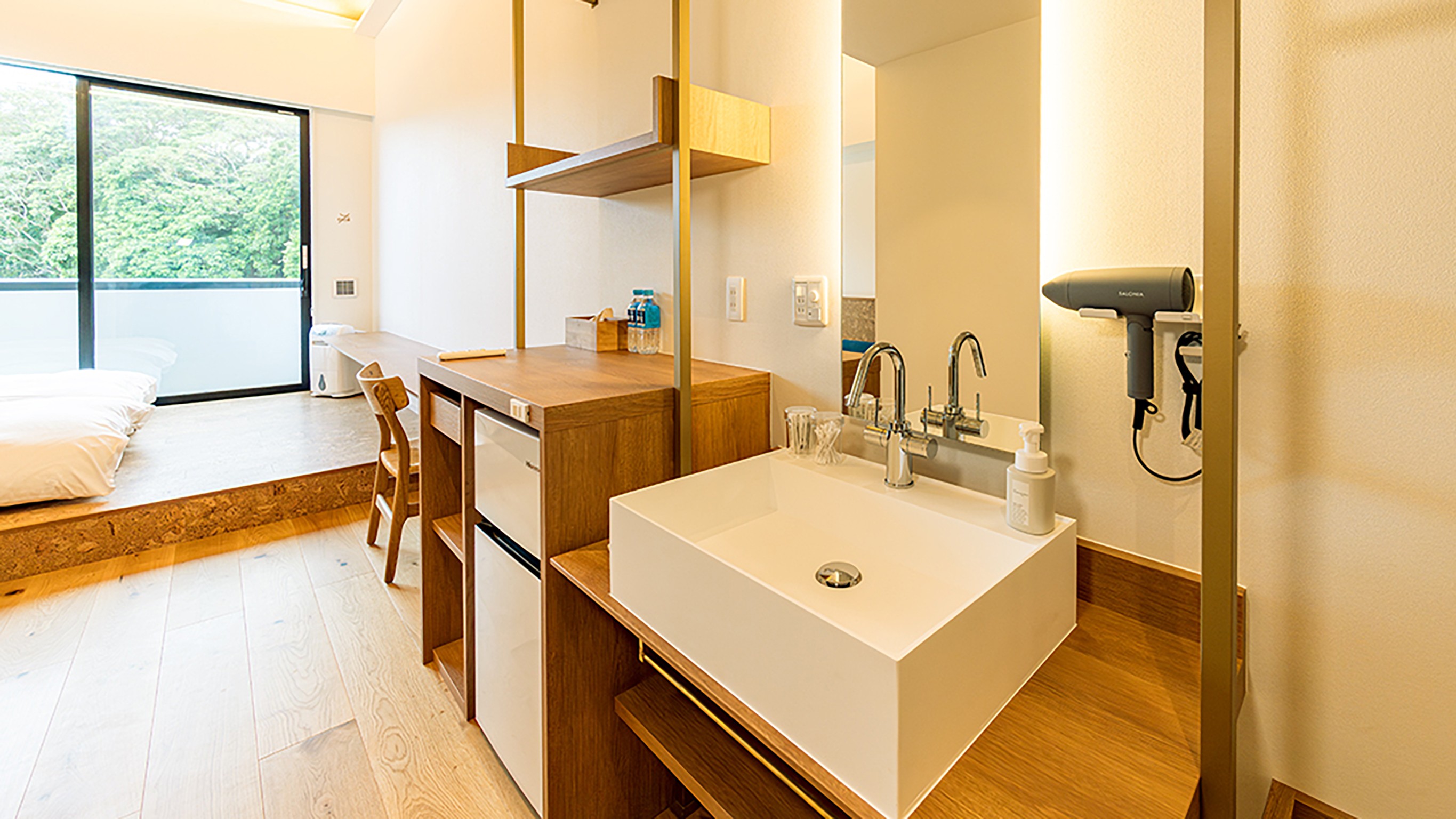 C棟2Fバスルーム付ツイン_パウダールーム