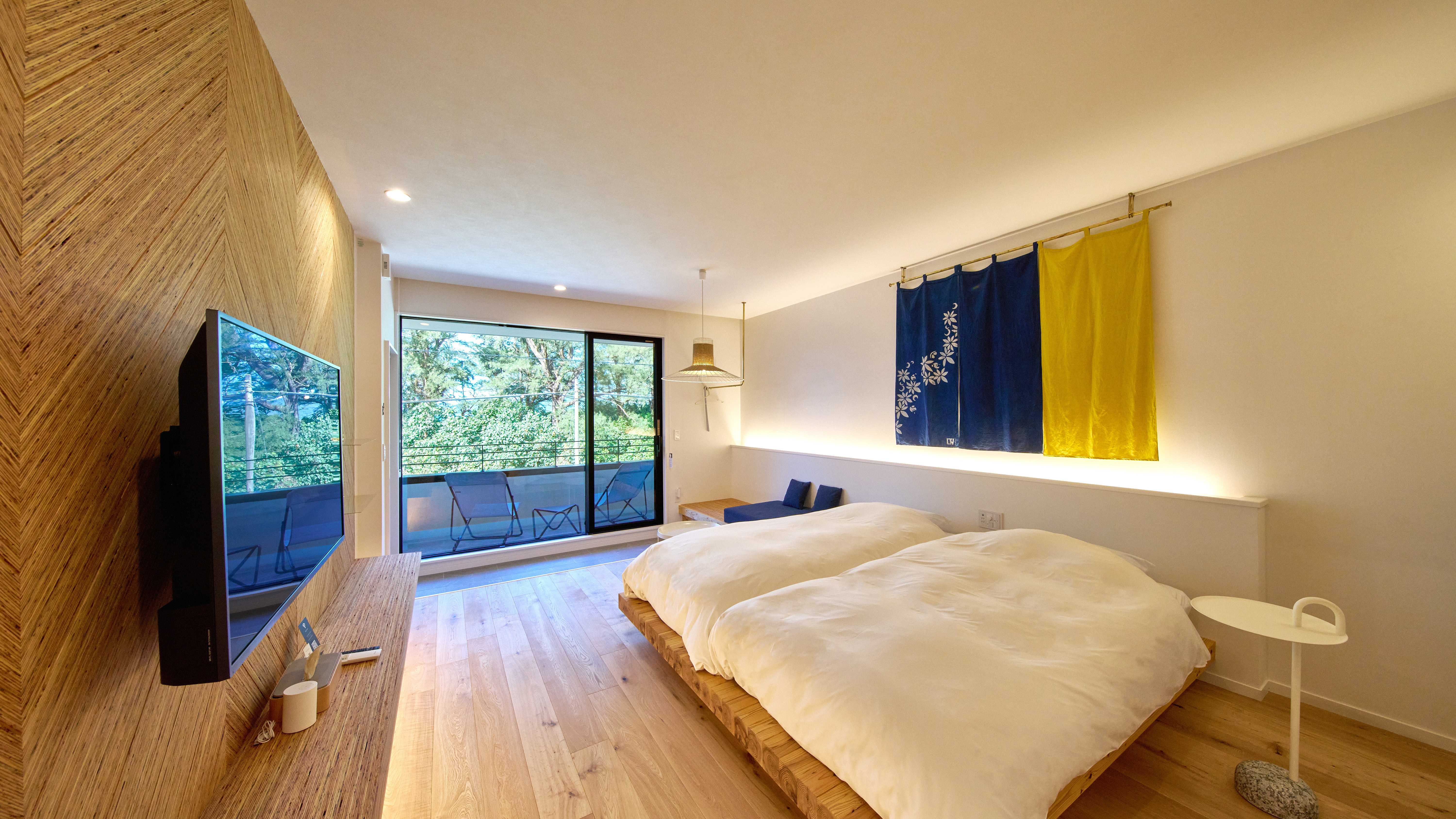 A棟2Fツイン_ベッドルーム