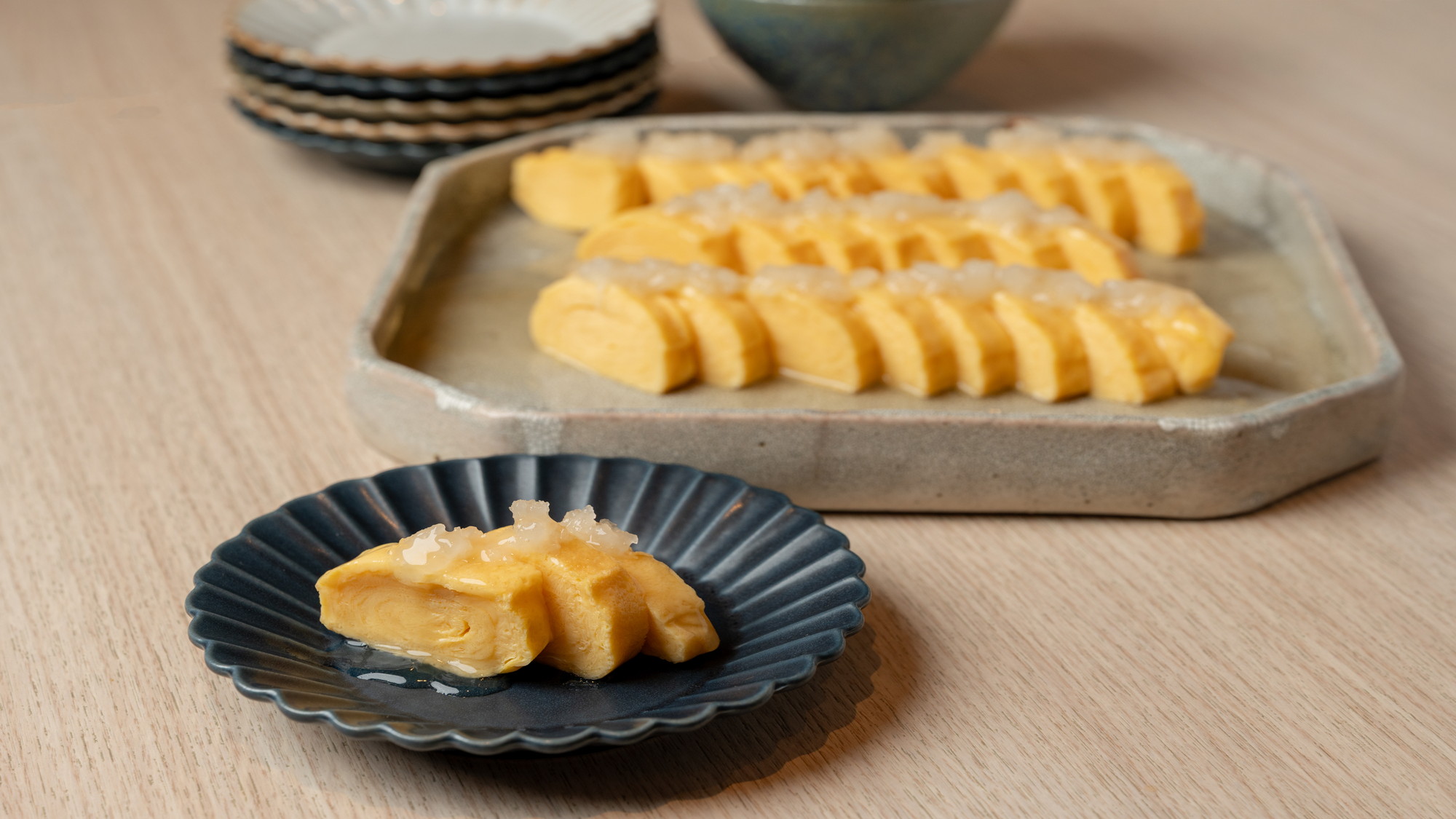 【出汁巻き卵】みんな大好き出汁巻き卵。お子様にも大好評！