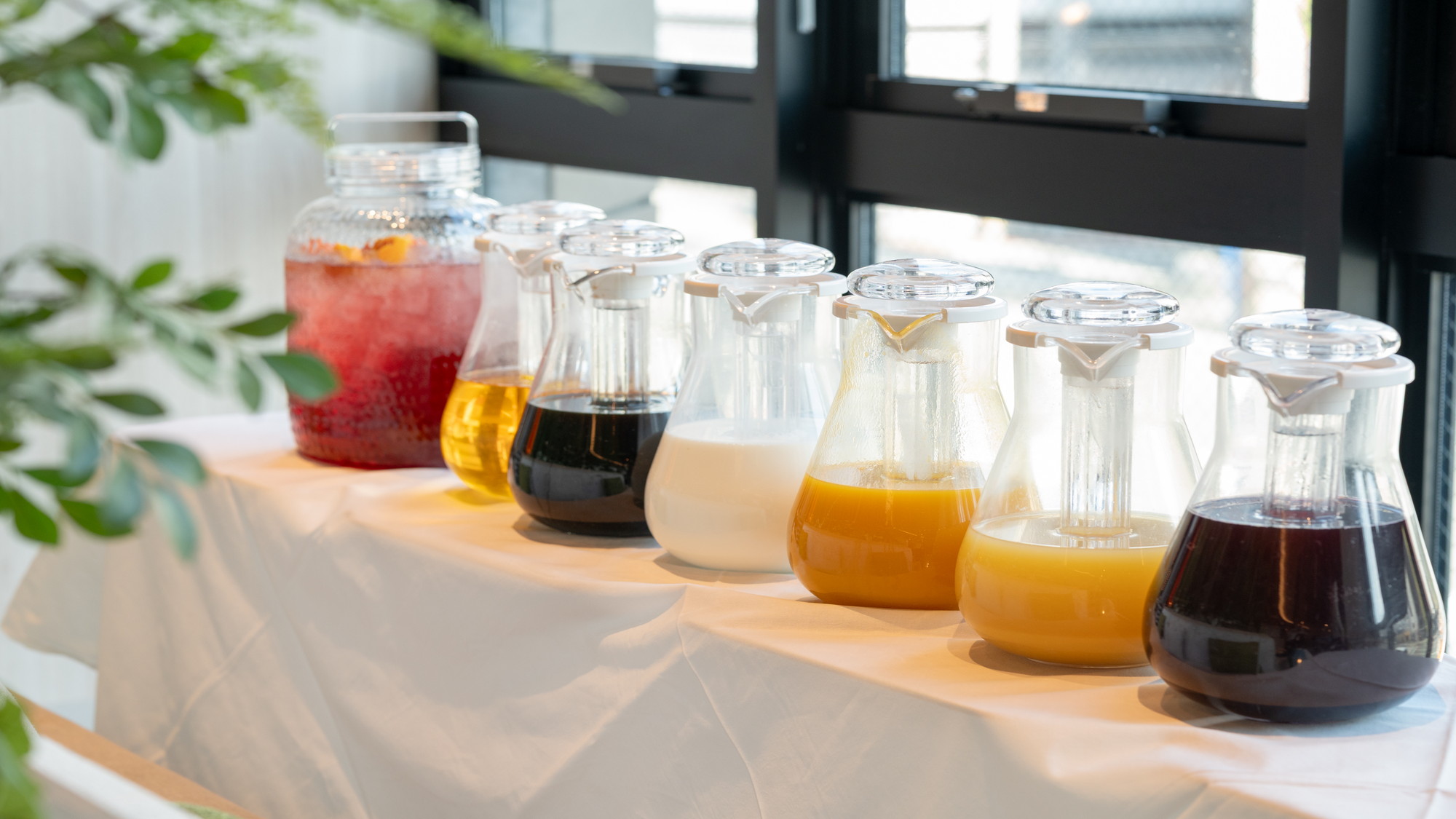 【ドリンク】阿蘇のブランド牛乳をはじめ、お茶、ジュースなど各種ご用意しております。