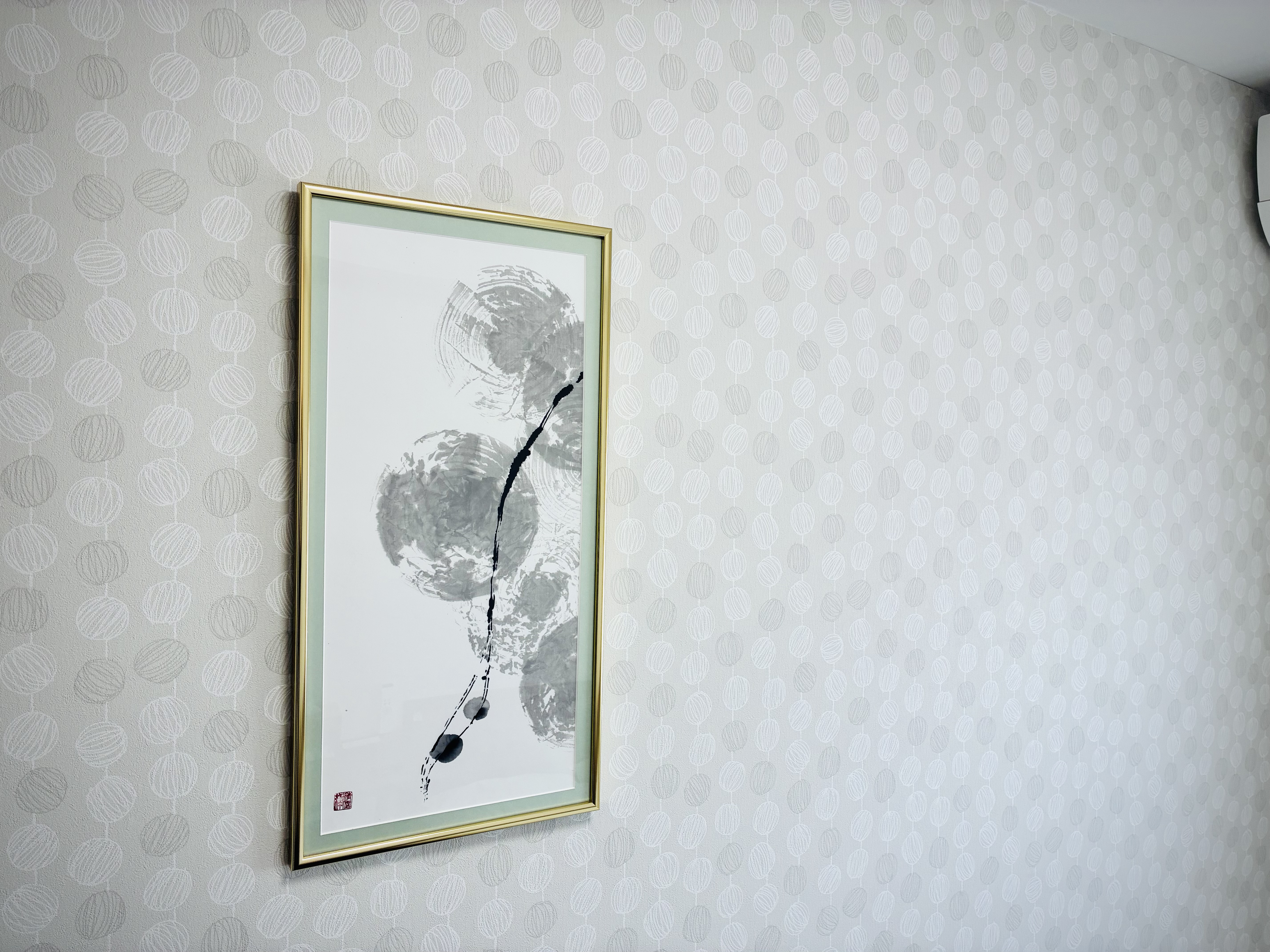 清信緑氏　アート絵画展示