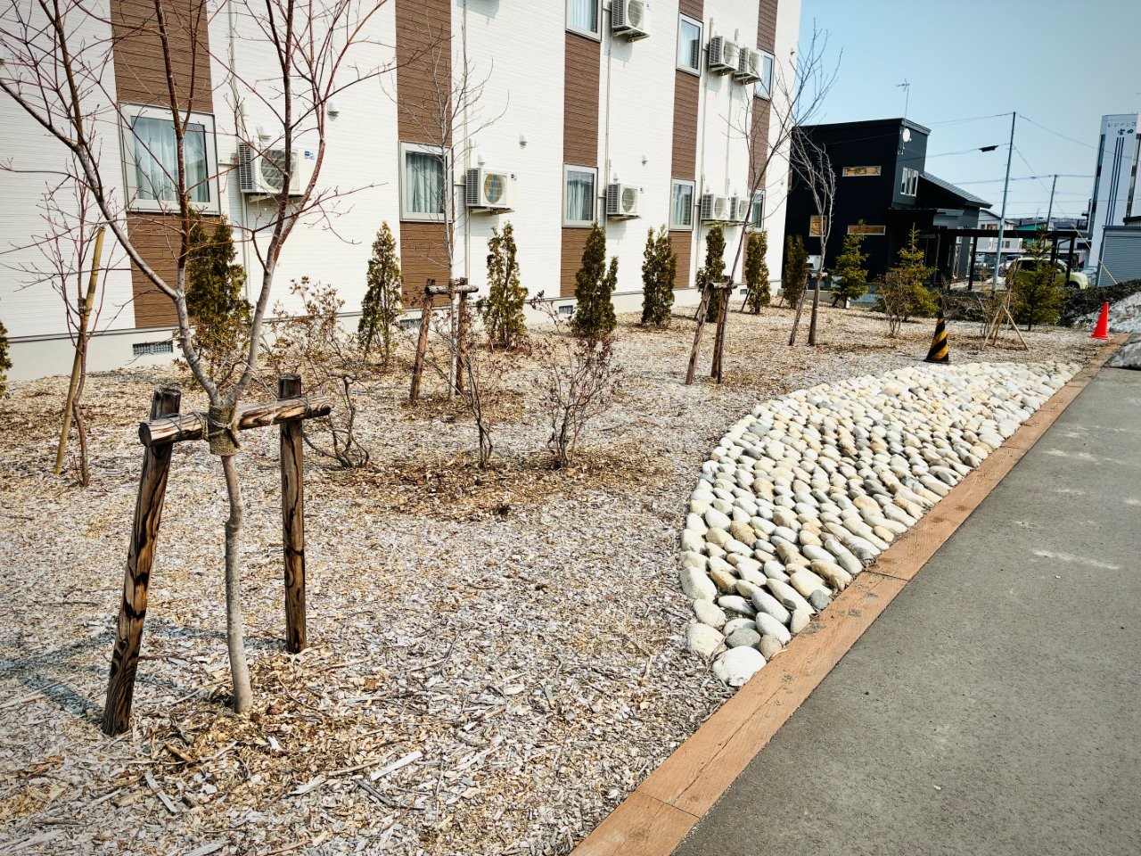 清信緑氏と阿部造園様デザインの庭になります。