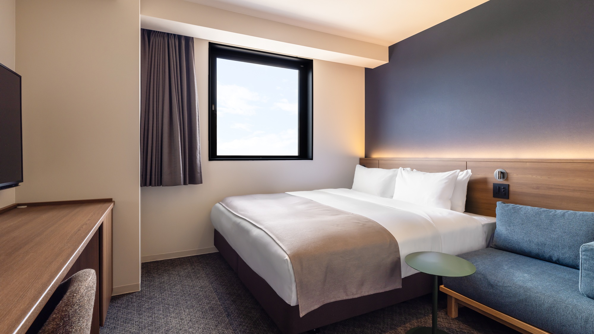 ダブル┃Concept昼-Dies-┃21.9㎡～┃バス洗面台トイレ独立式┃全室禁煙┃