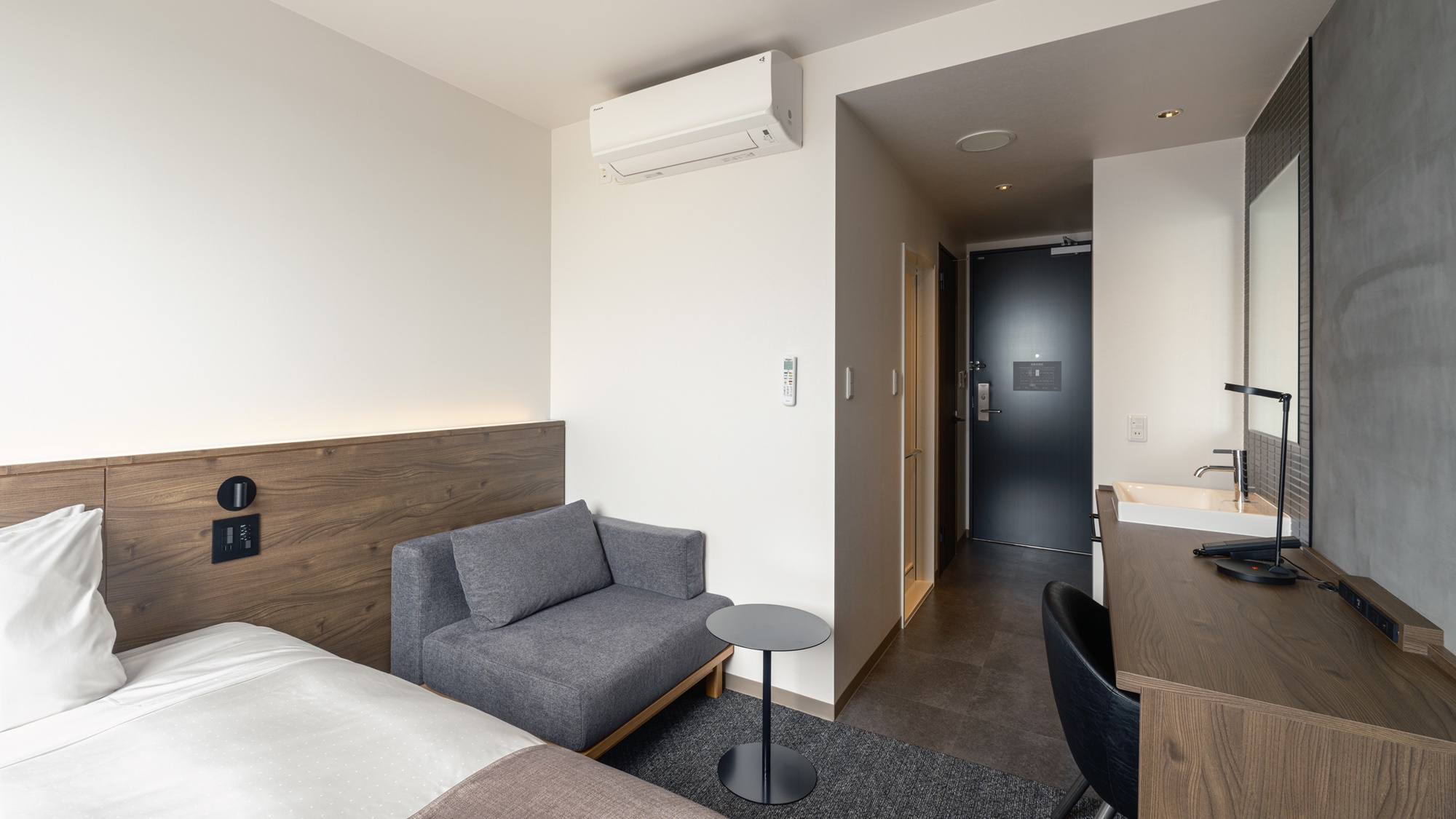 シングル┃Concept夜-Nox-┃17.1㎡～┃バス洗面台トイレ独立式┃全室禁煙┃