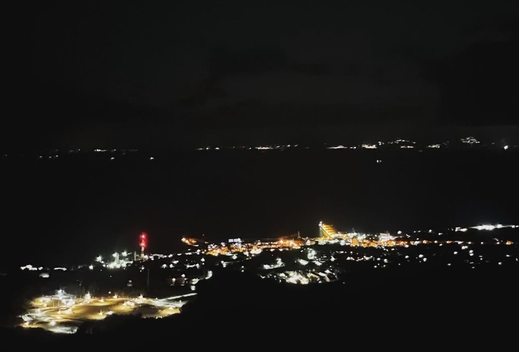 大島の夜景