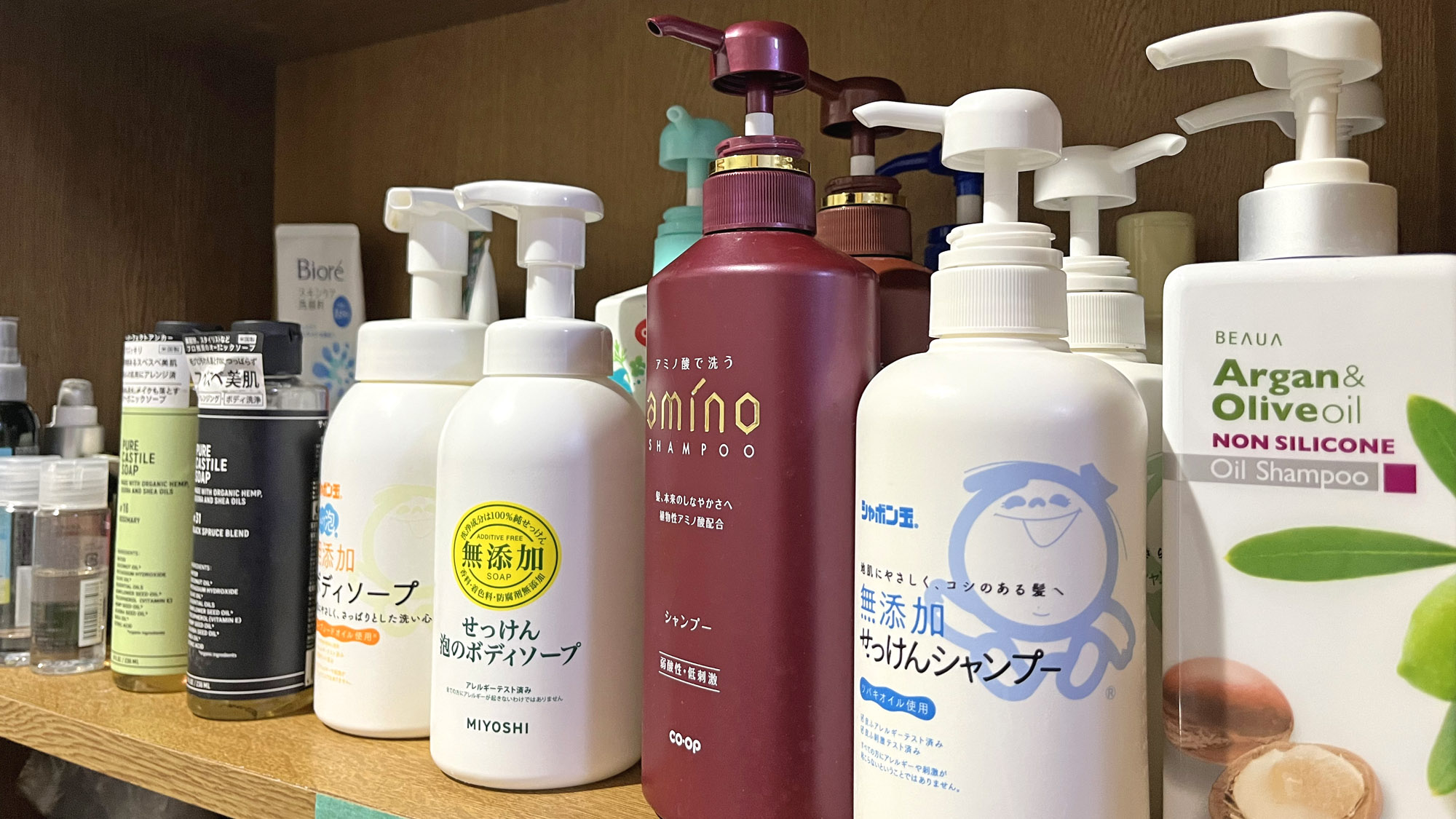 シャンプー・コンディショナー・ボディーソープ類