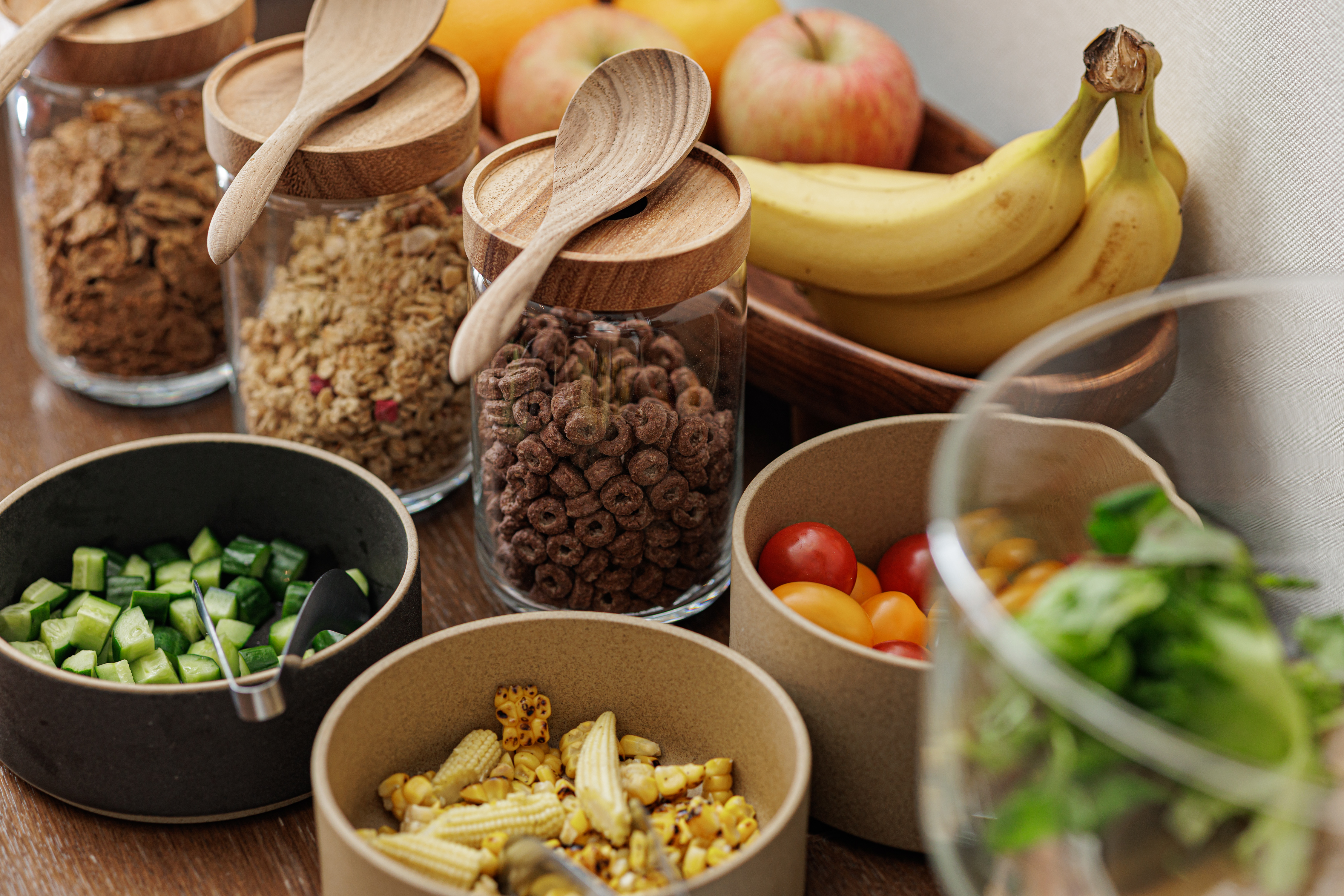 ダイニングラウンジ朝食ビュッフェ