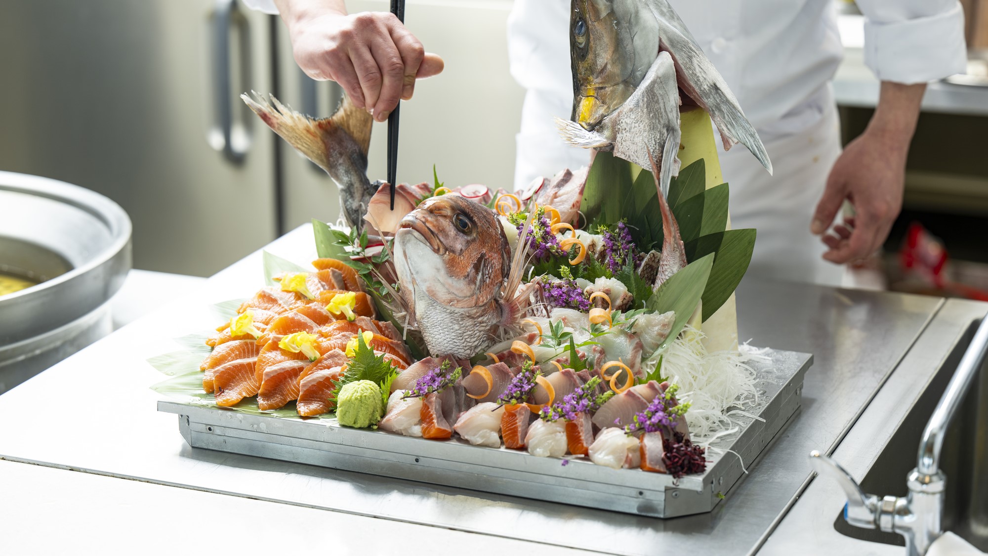 【ライブキッチン一例】※季節により内容を変更します