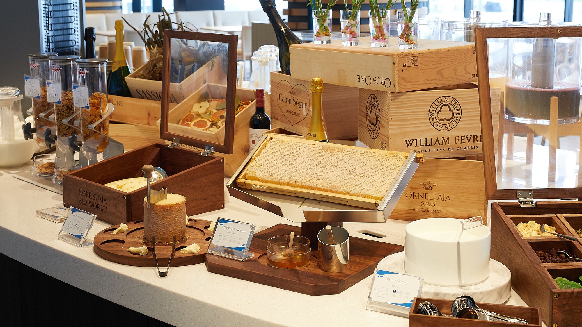 【朝食ブッフェ一例】