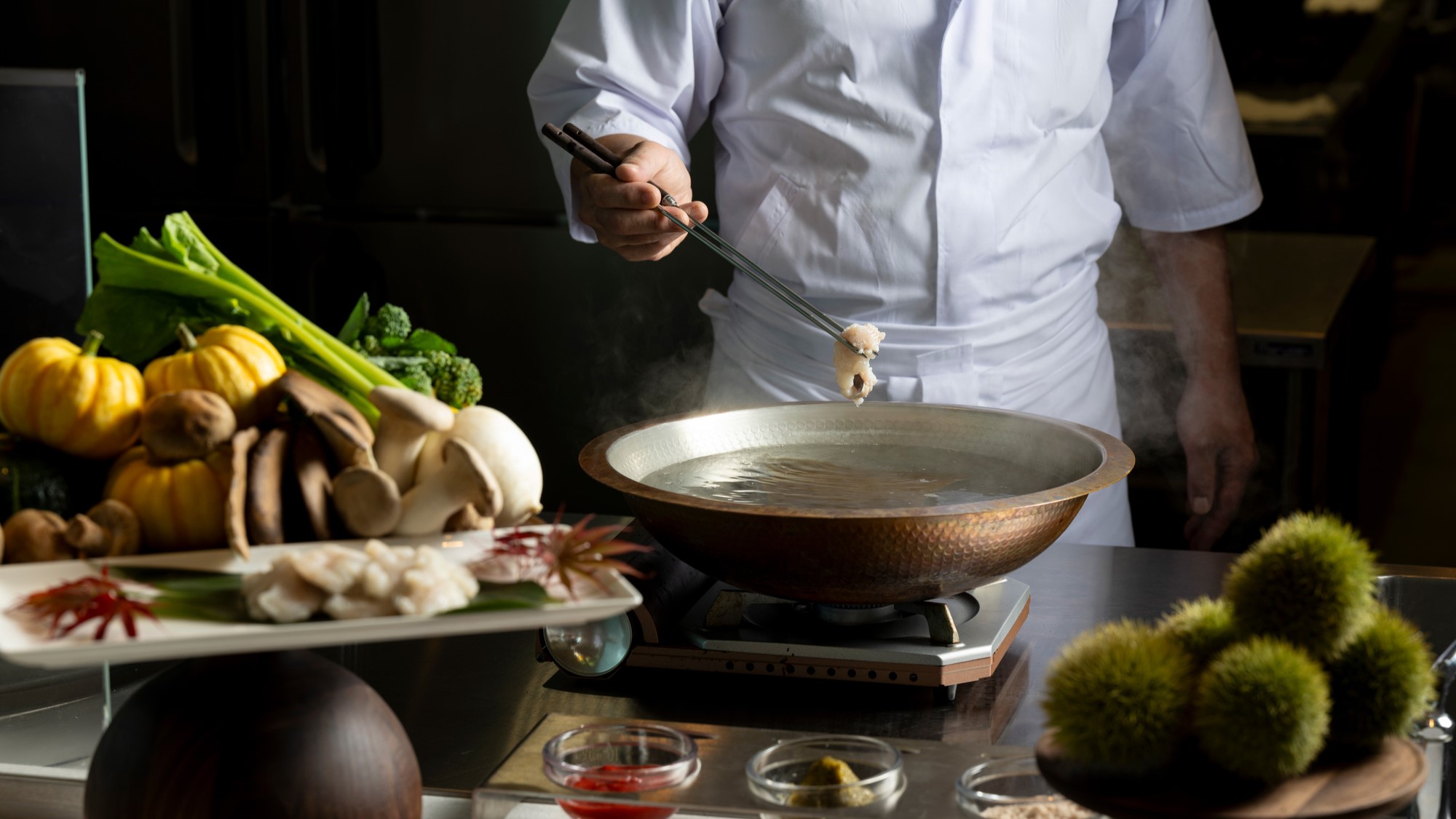 【ライブキッチン一例】※季節により内容を変更します