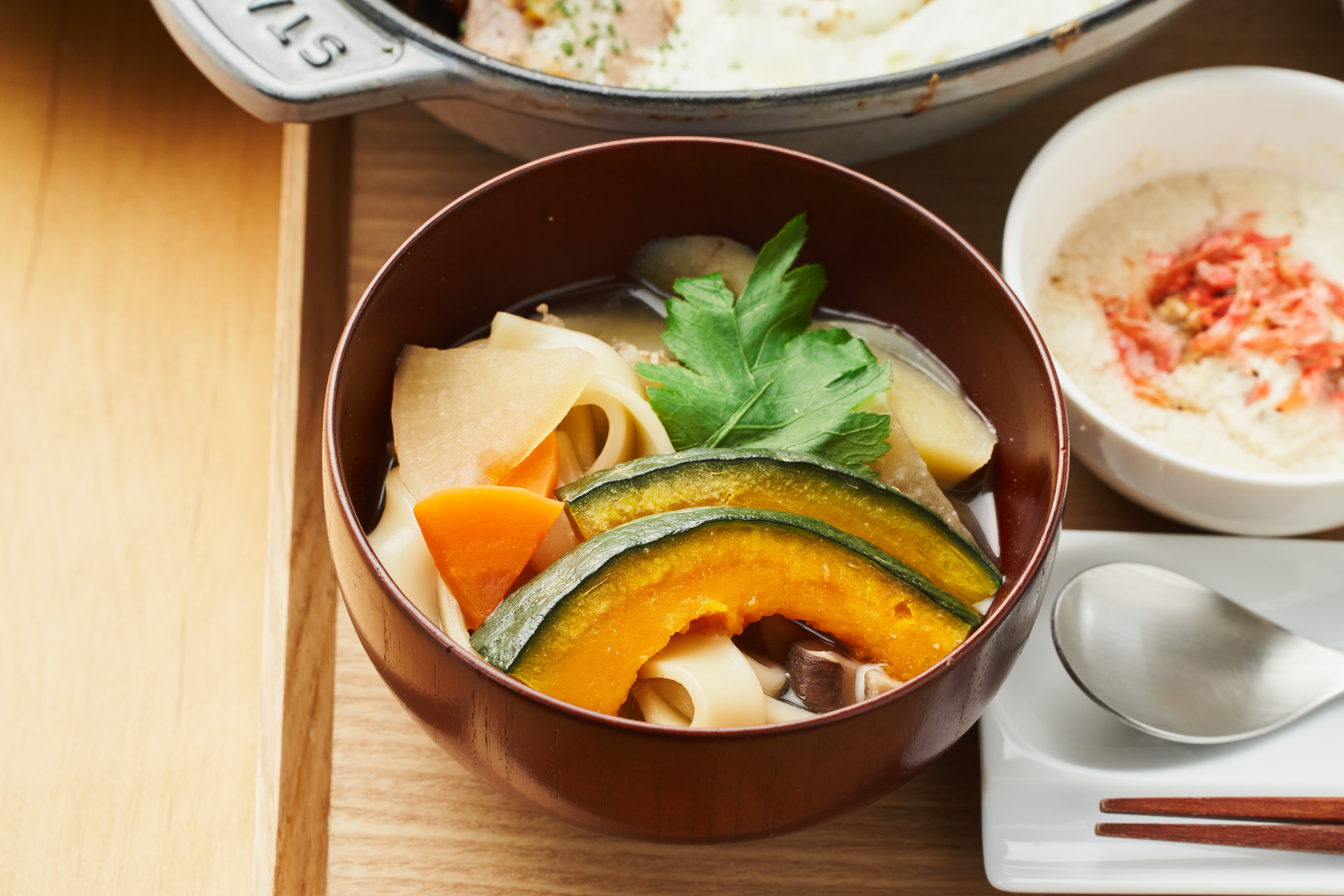 【朝食】山梨名物のほうとう