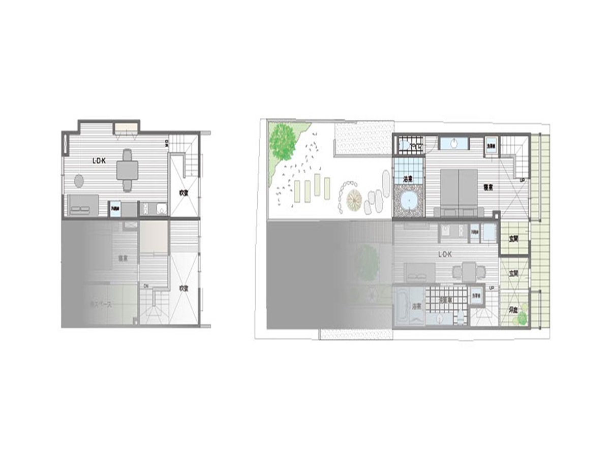 松皮菱／MATSUKAWABISHI　平面図