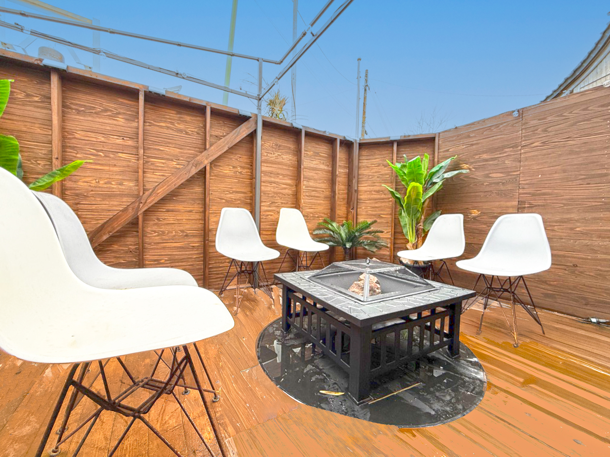 焚き火スペース