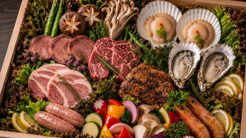 【肉と海鮮のプレミアムBBQ付き】プライベートサウナヴィラで過ごす特別なサウナ体験を