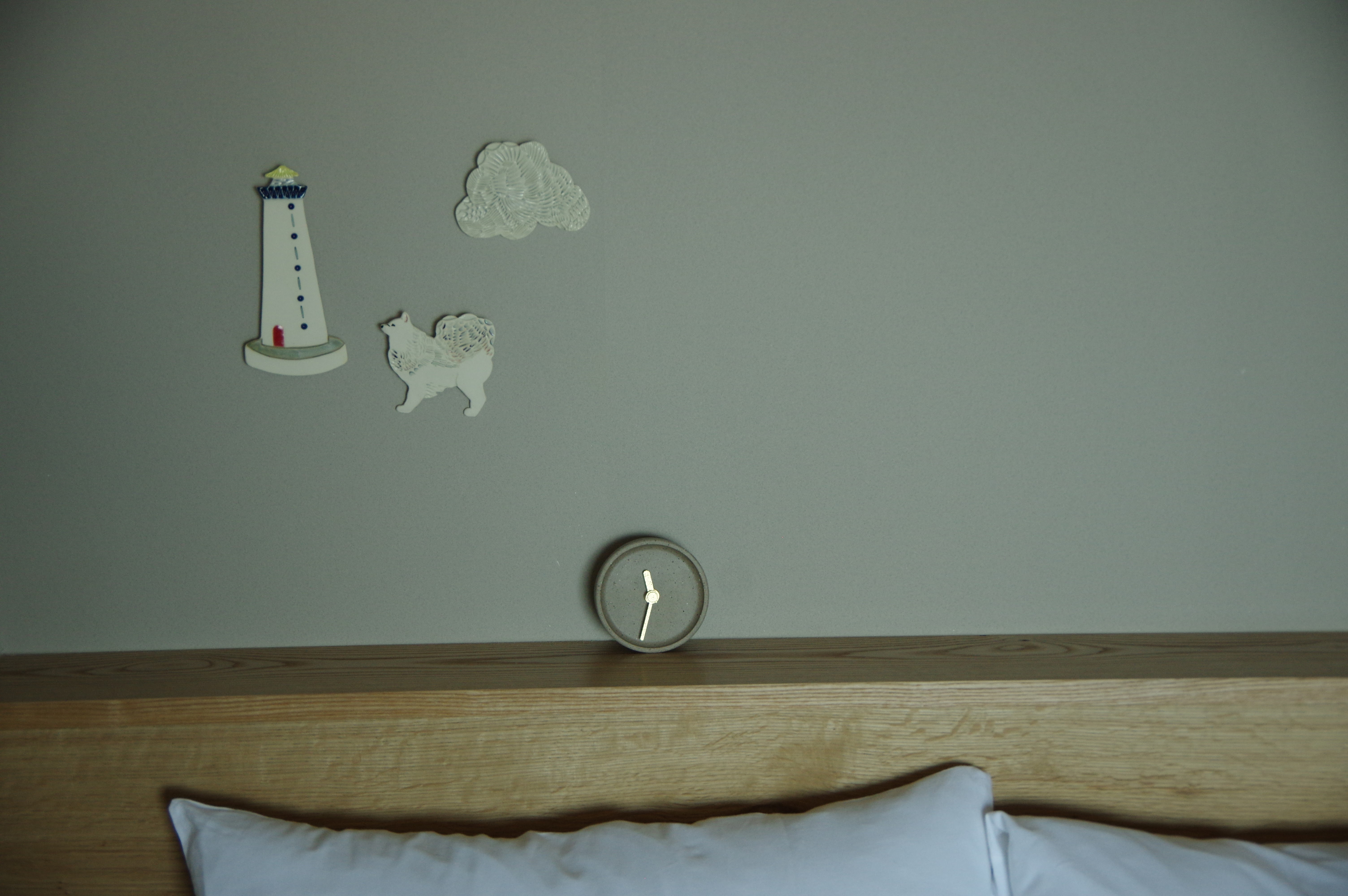 真鶴をイメージしたモチーフ。