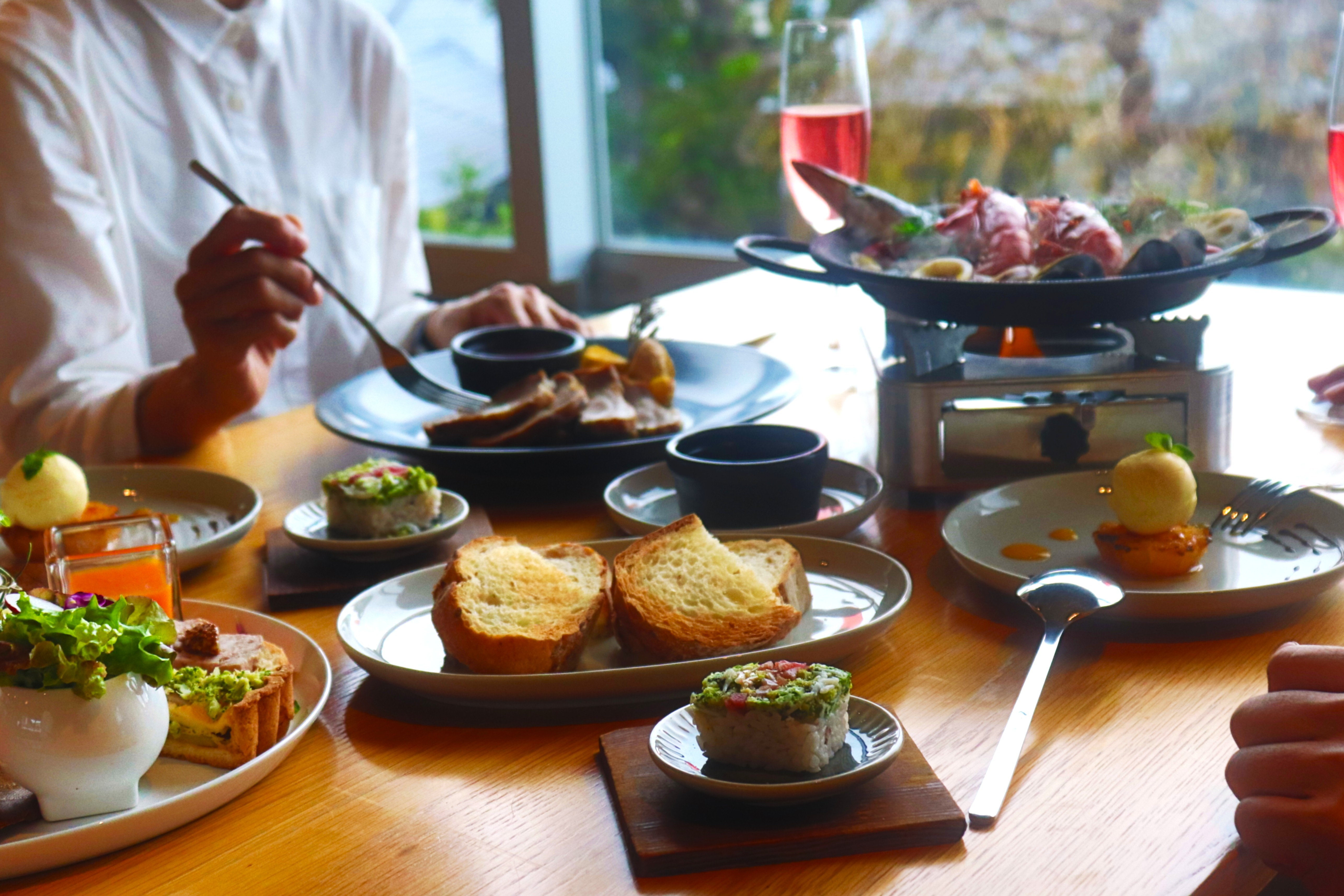 地魚と地元食材が織りなす真鶴ビストロシェアコース（冬の一例）