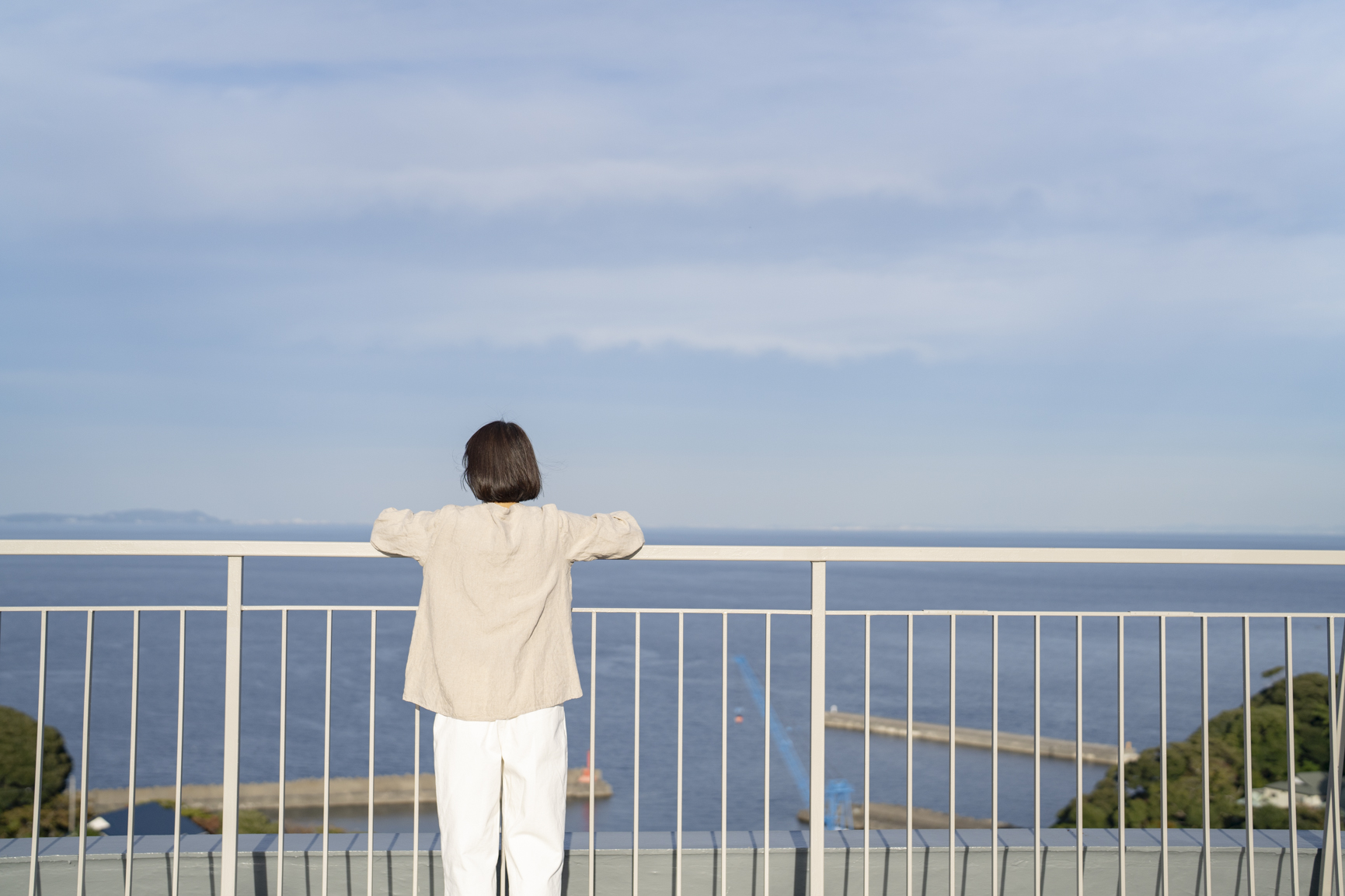 ルーフトップから眺める相模湾