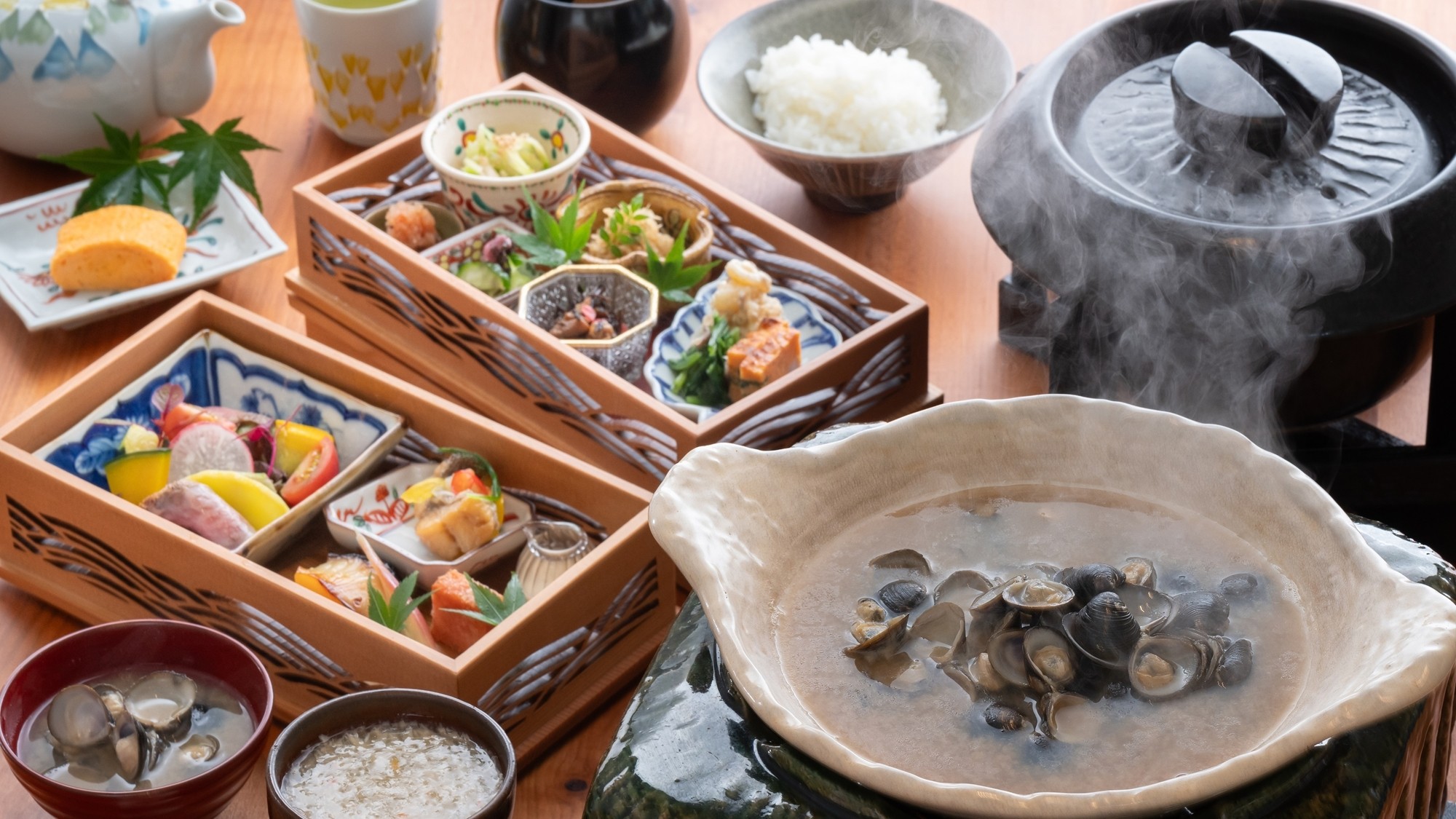 【朝食】厳選された食材の味わいが、身体にゆっくりと染みわたっていくような朝の時間をお過ごしください。