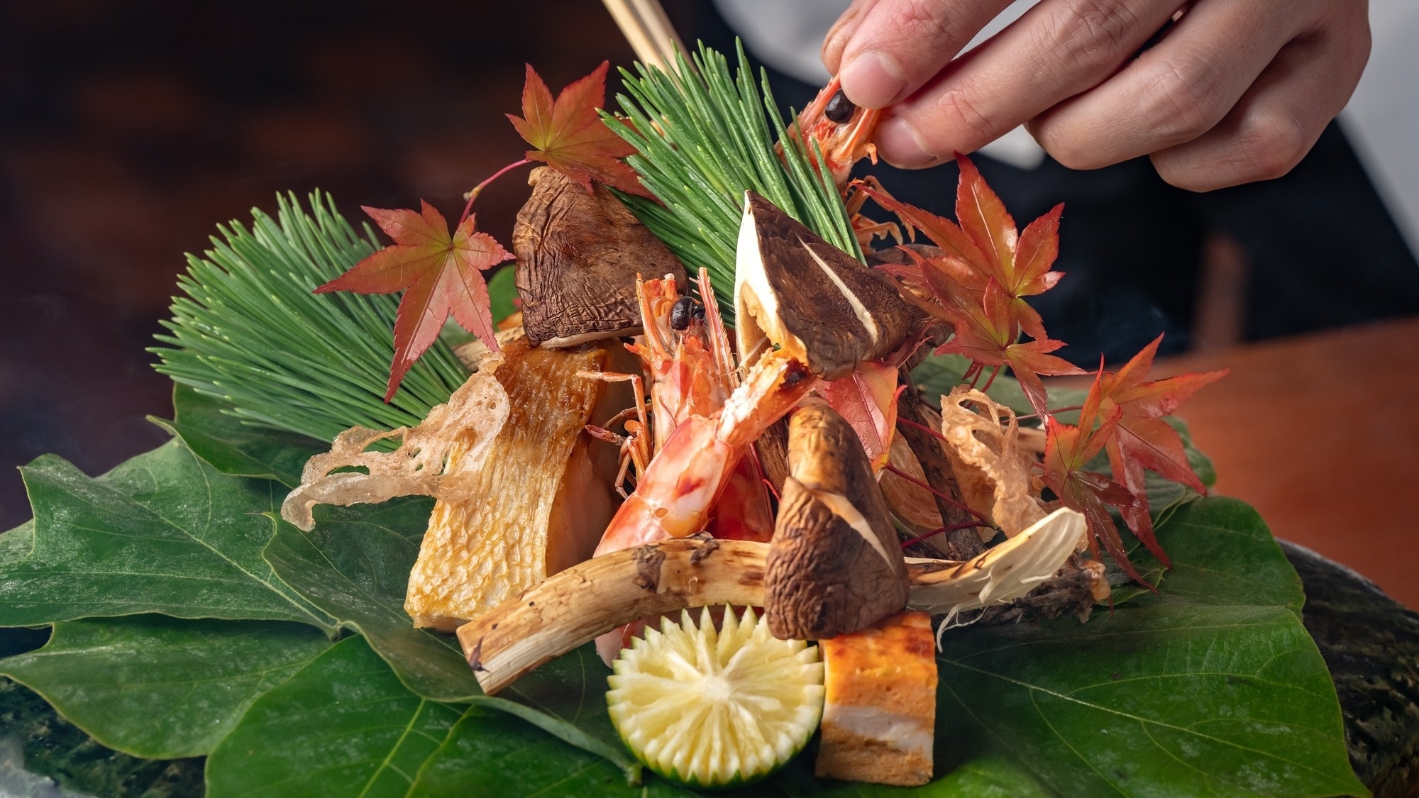 【松茸堪能プラン】和オーベルジュで秋を感じる味わいを思う存分に満喫＜1泊2食付＞