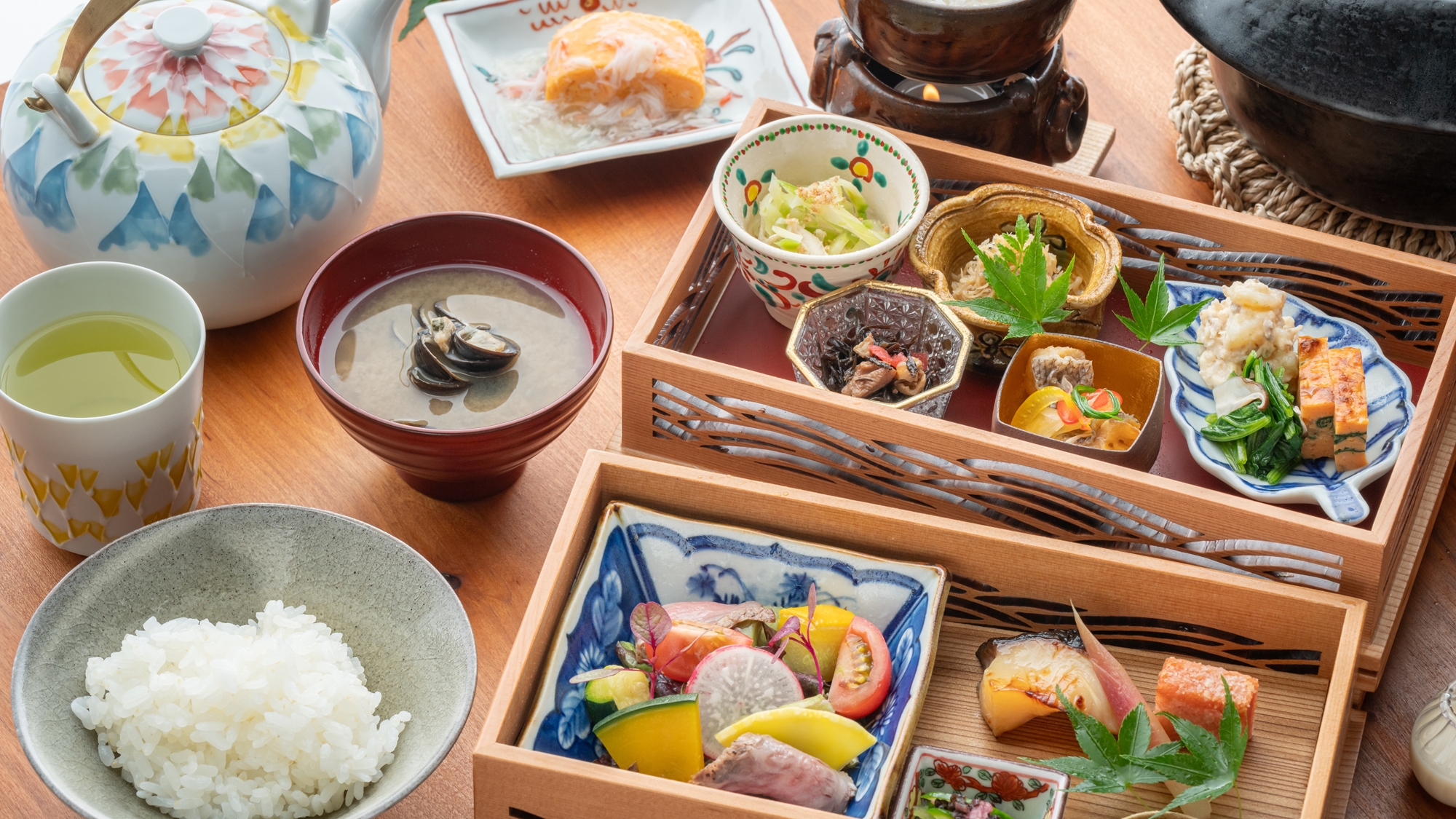 【朝食】1日のはじまりに、ほっとする朝食をお召し上がりください。