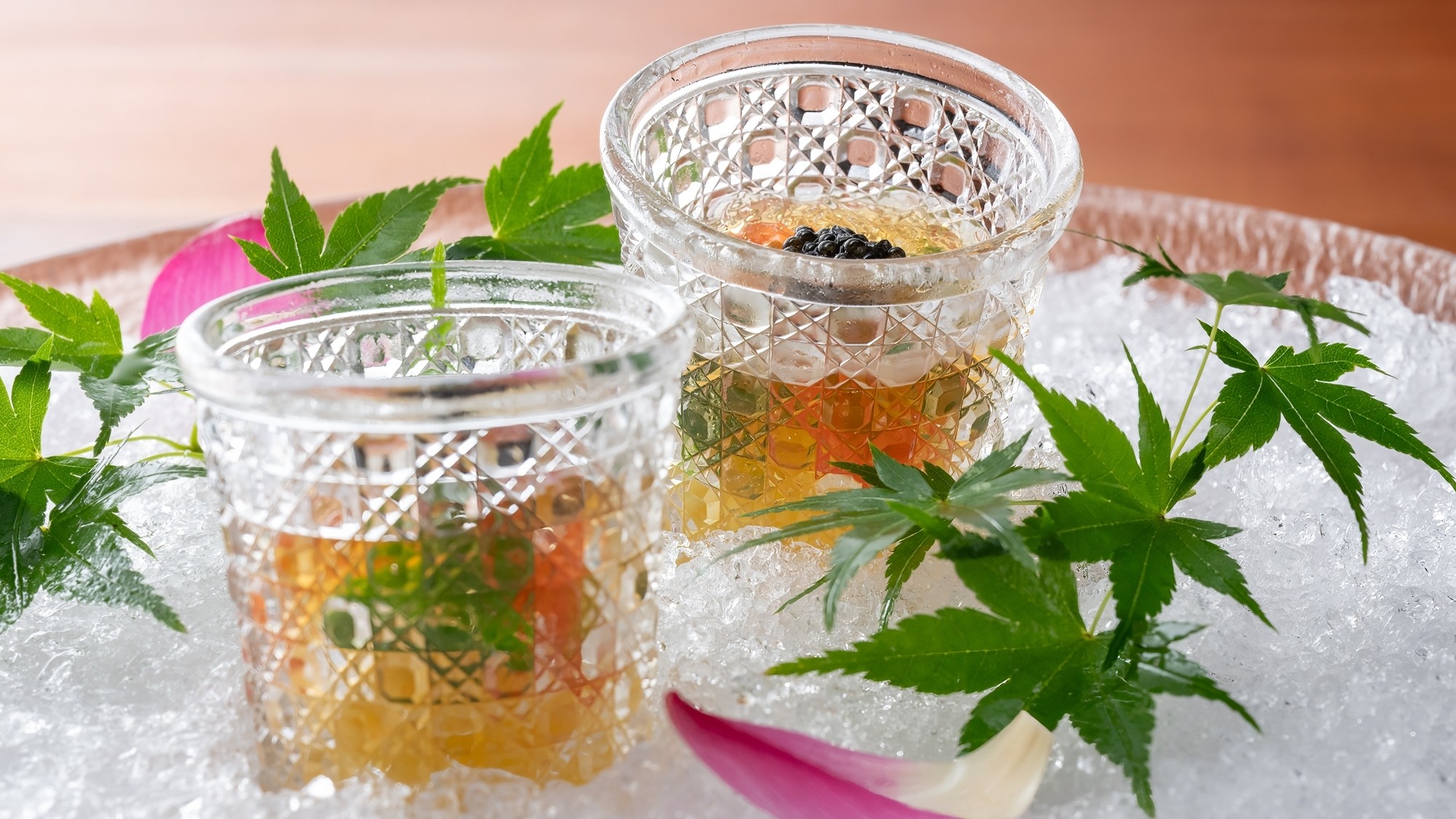 【夕食一例】お客様お一人お一人に至福のひとときを演出いたします。