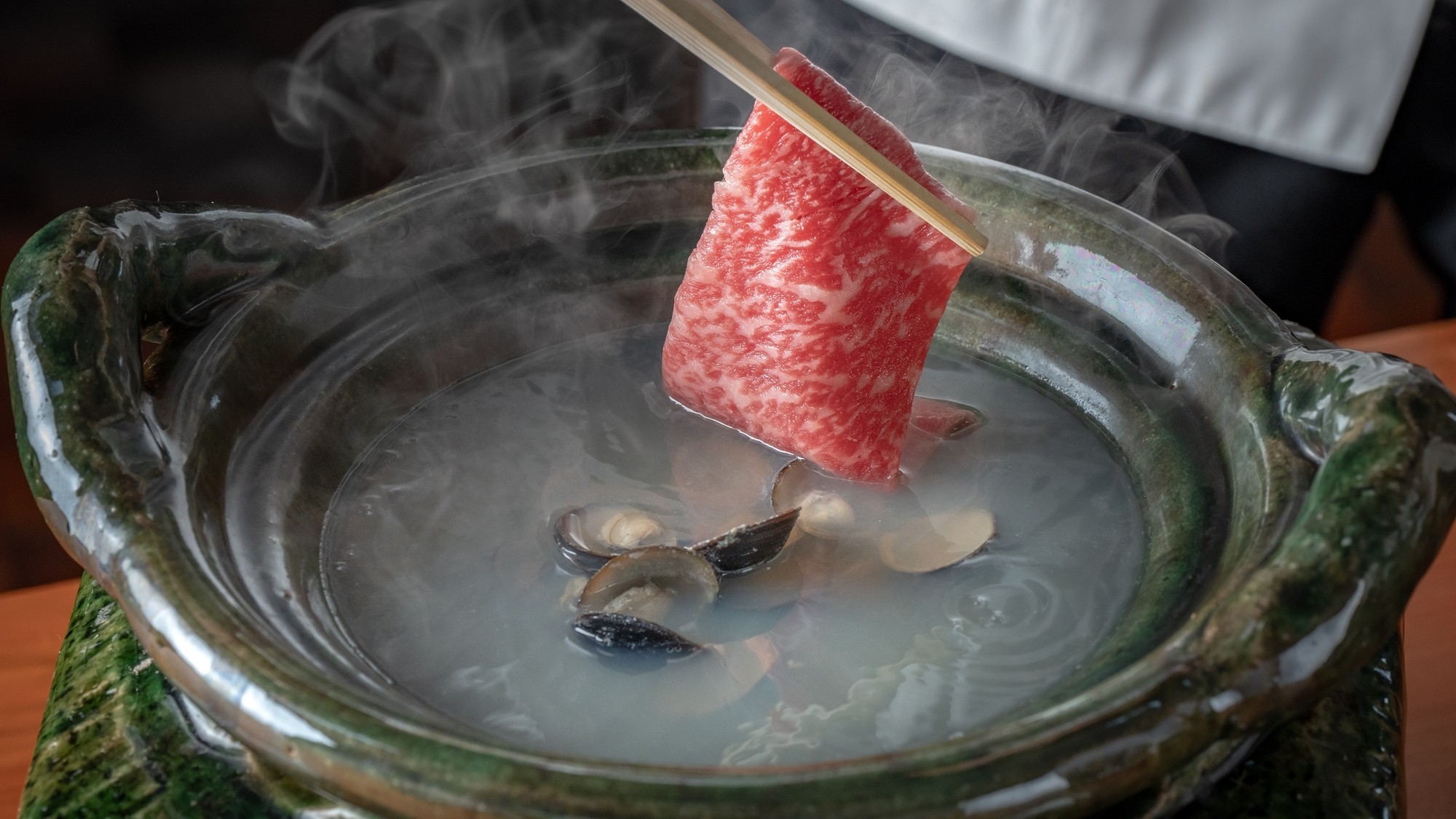 【夕食一例】地元産のしじみと共にお召し上がりいただけます。