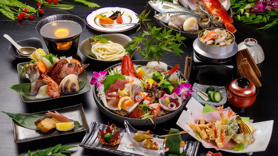 海鮮大好き　紀州の『海の幸』満足プラン【蓮】