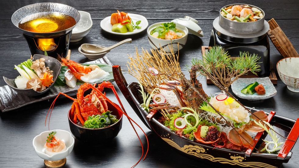 黒潮伊勢海老コース