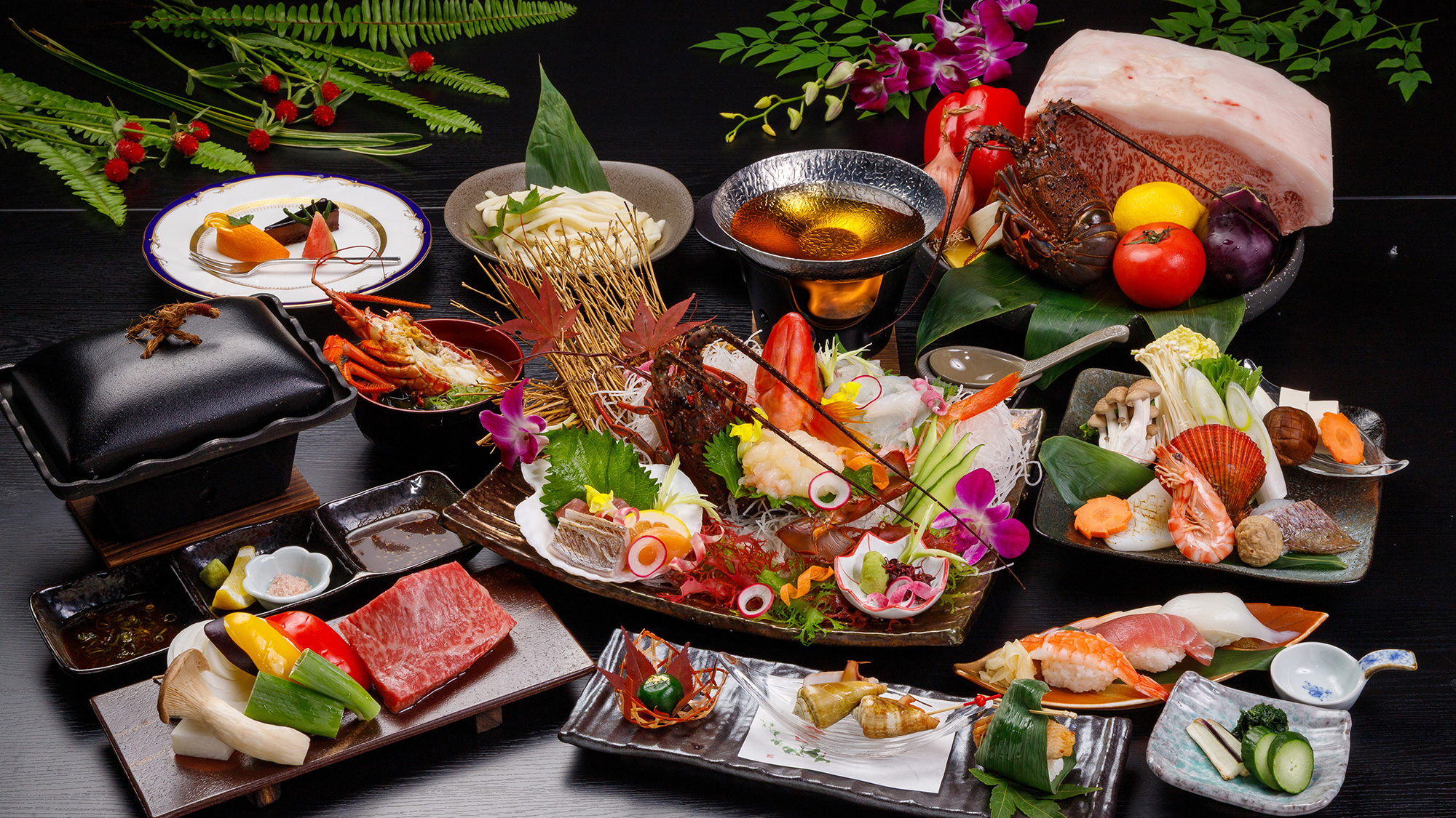 伊勢海老＋熊野牛（薇）