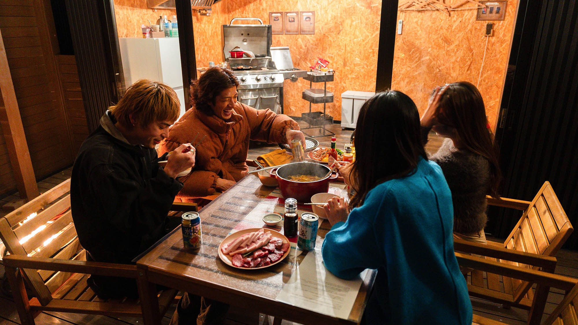 【BBQ夕食・和朝食】地元食材をメインとしたグランピングBBQに舌鼓！贅沢＆気軽なキャンプ体験
