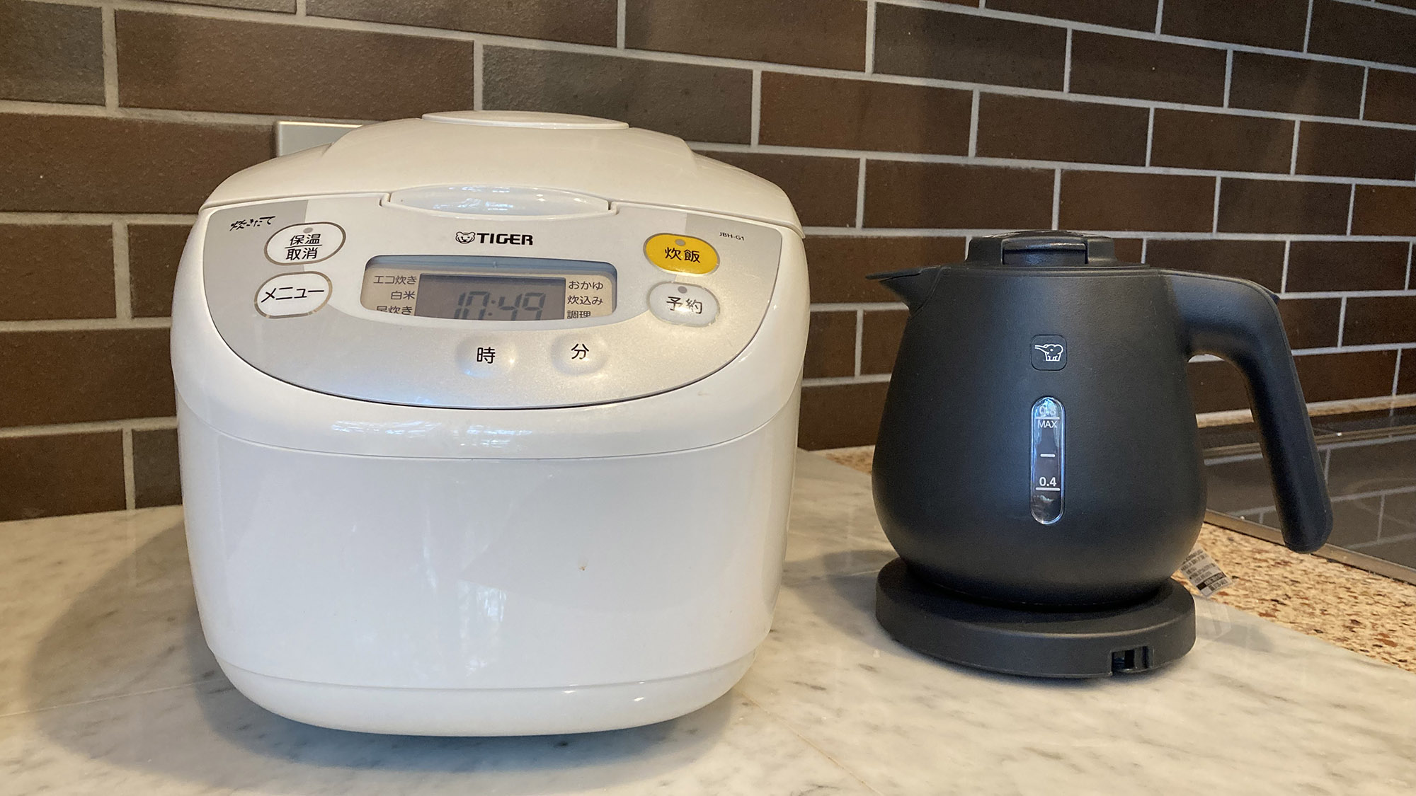 ・【チモシー／キッチン】炊飯器や電気ケトルがあり、ご自宅のように快適に滞在していただけます