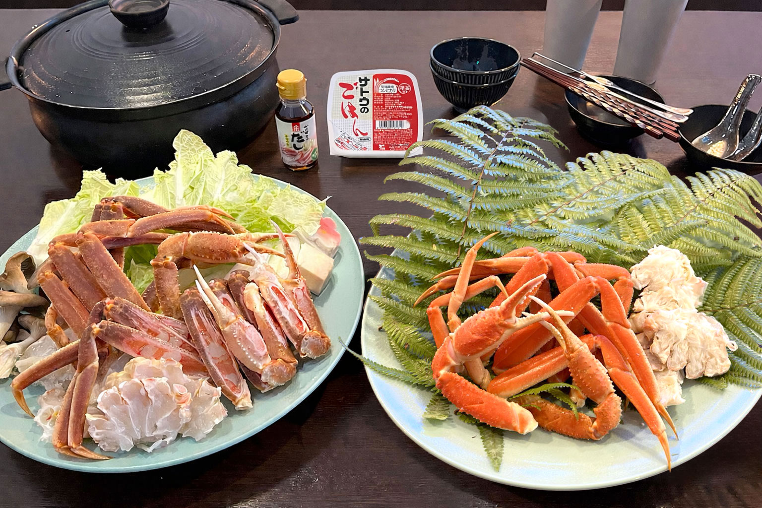 かにすき鍋＆茹でズワイガニ足２人前コース／華A