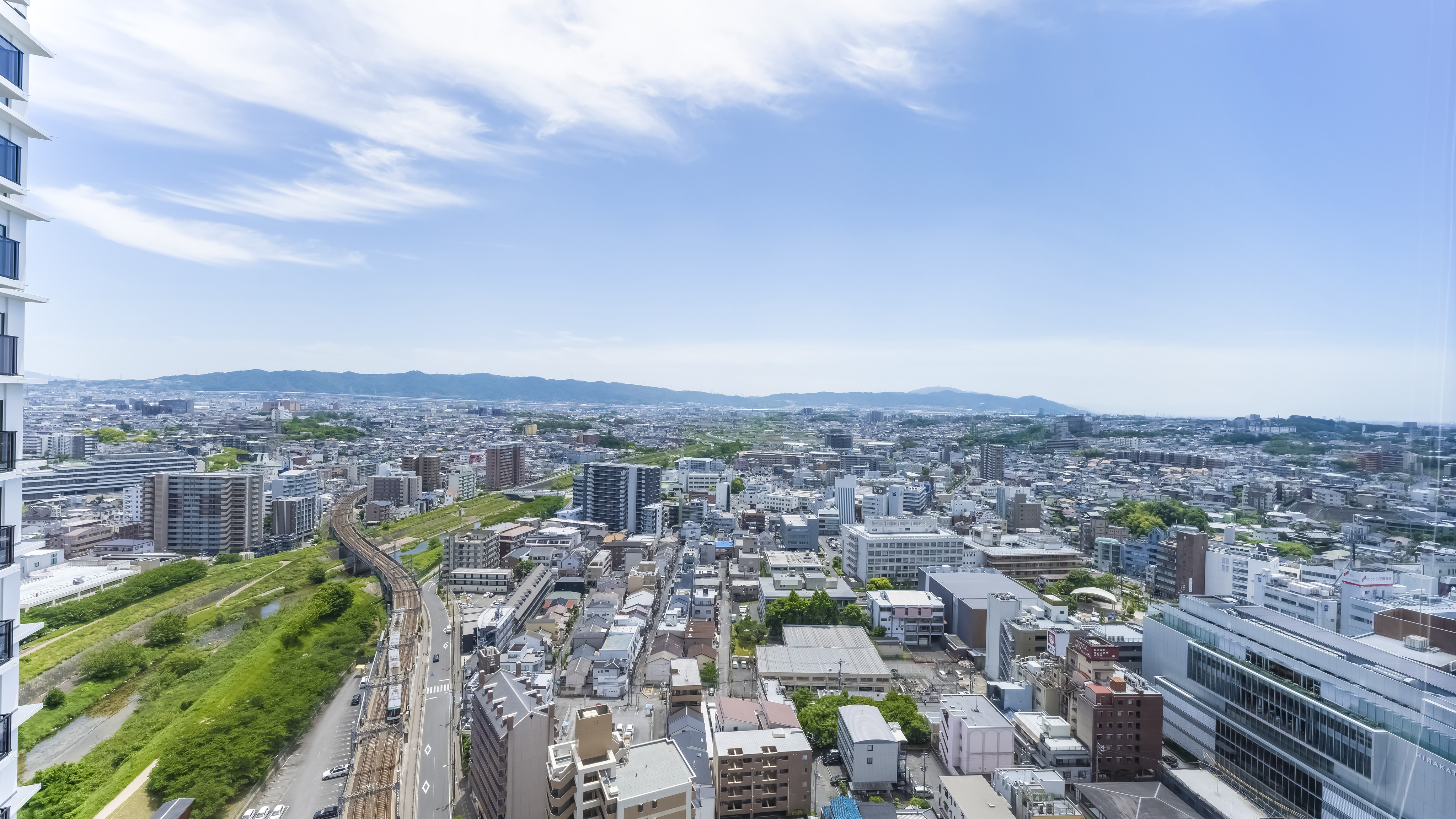 客室からの風景　トレインビュー