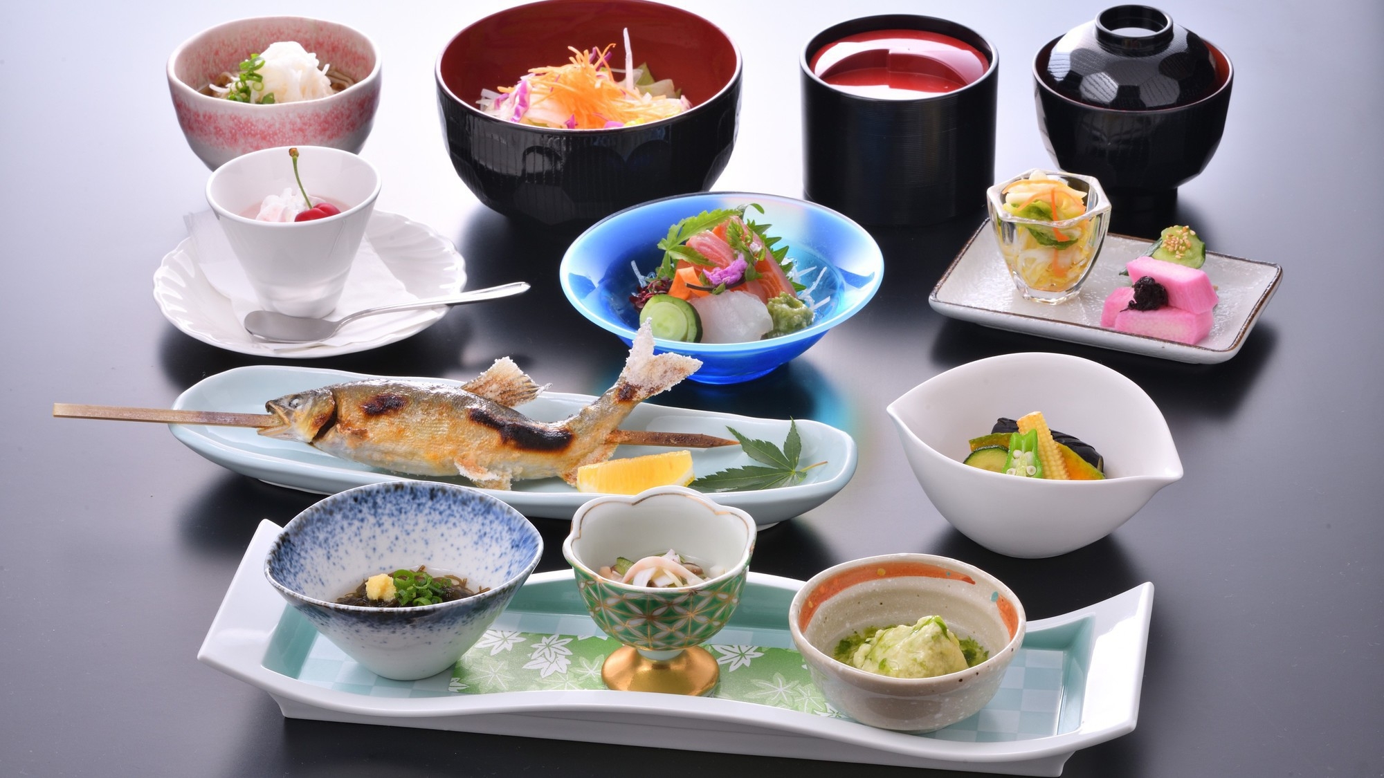 【楽天スーパーSALE】5％OFF【憩コース＜メインは魚料理＞】地元旬素材の和会席料理と温泉を堪能