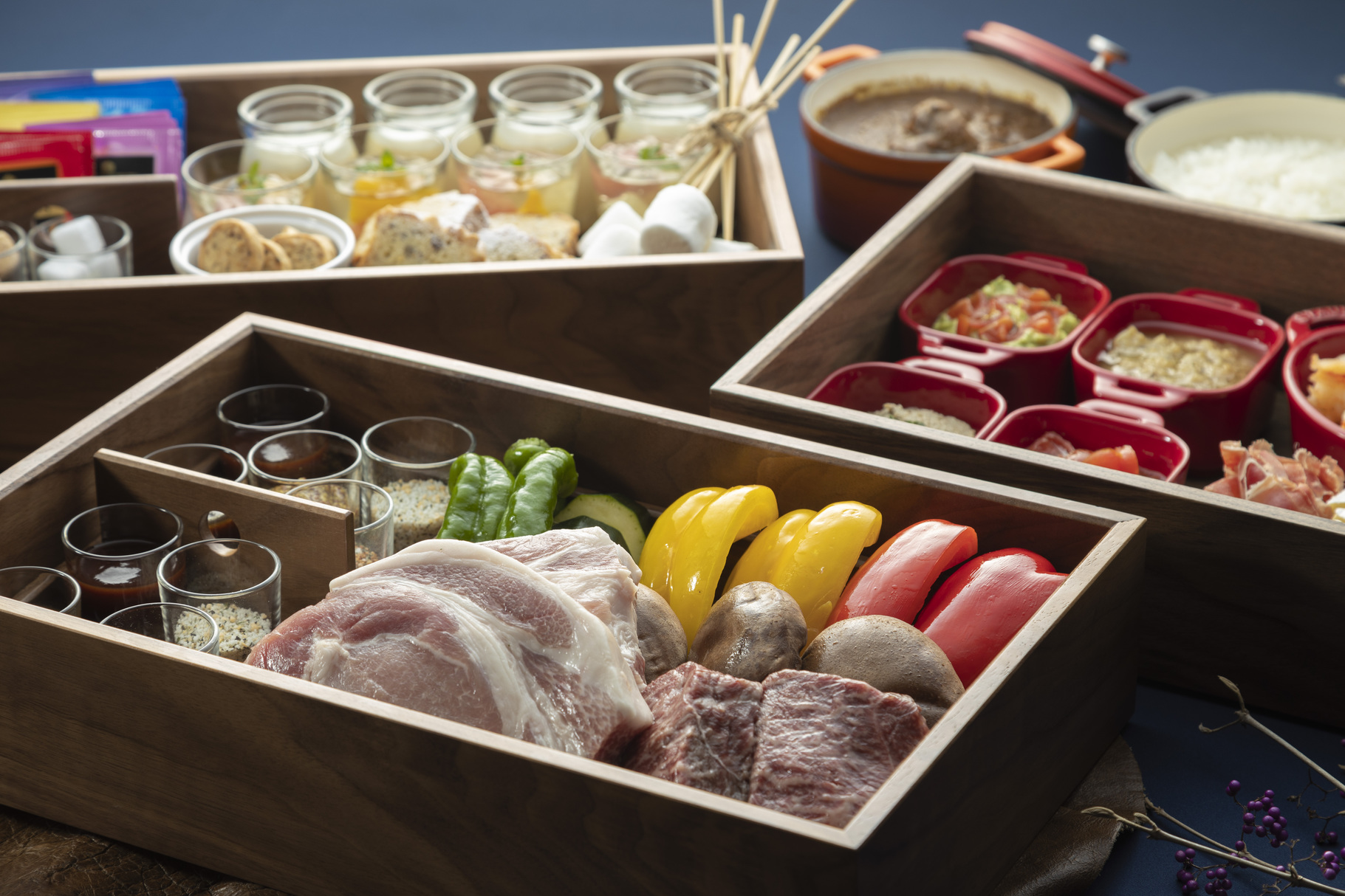 【さき楽／早割60】早期予約で20％オフ★自慢のコースBBQ＆焚き火に癒されるグランピングをお得に