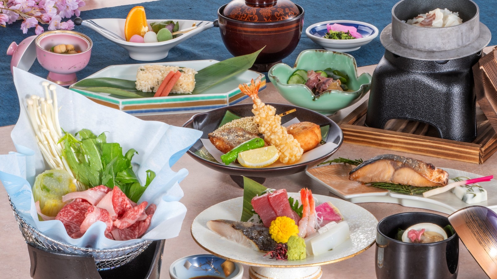 【基本×和食会席】四季の食材を和食で味わう！和食会席スタンダードプラン（夕朝食付）