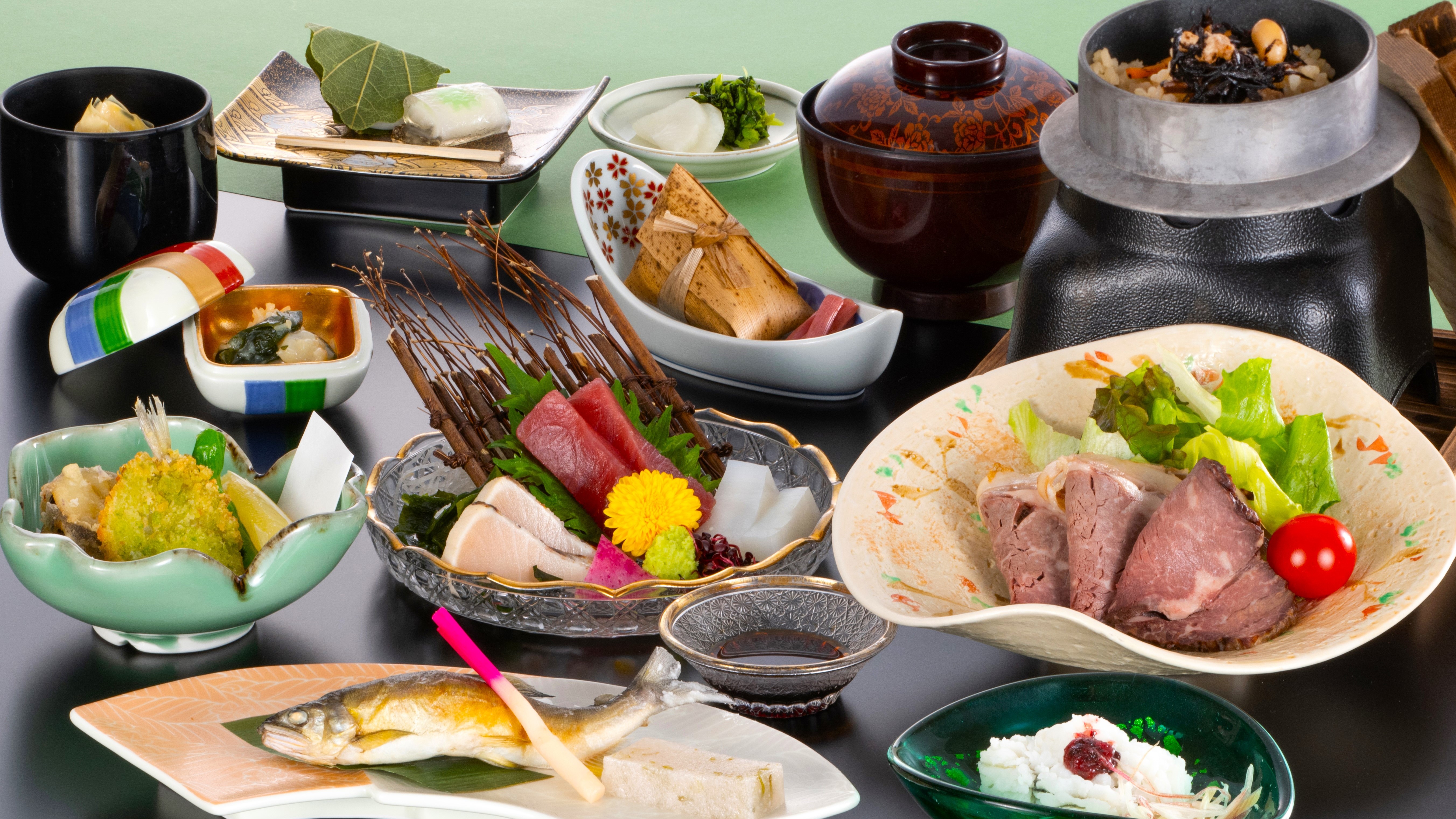 【夕食例】和食会席プラン　2024年夏（2024年6月～8月）