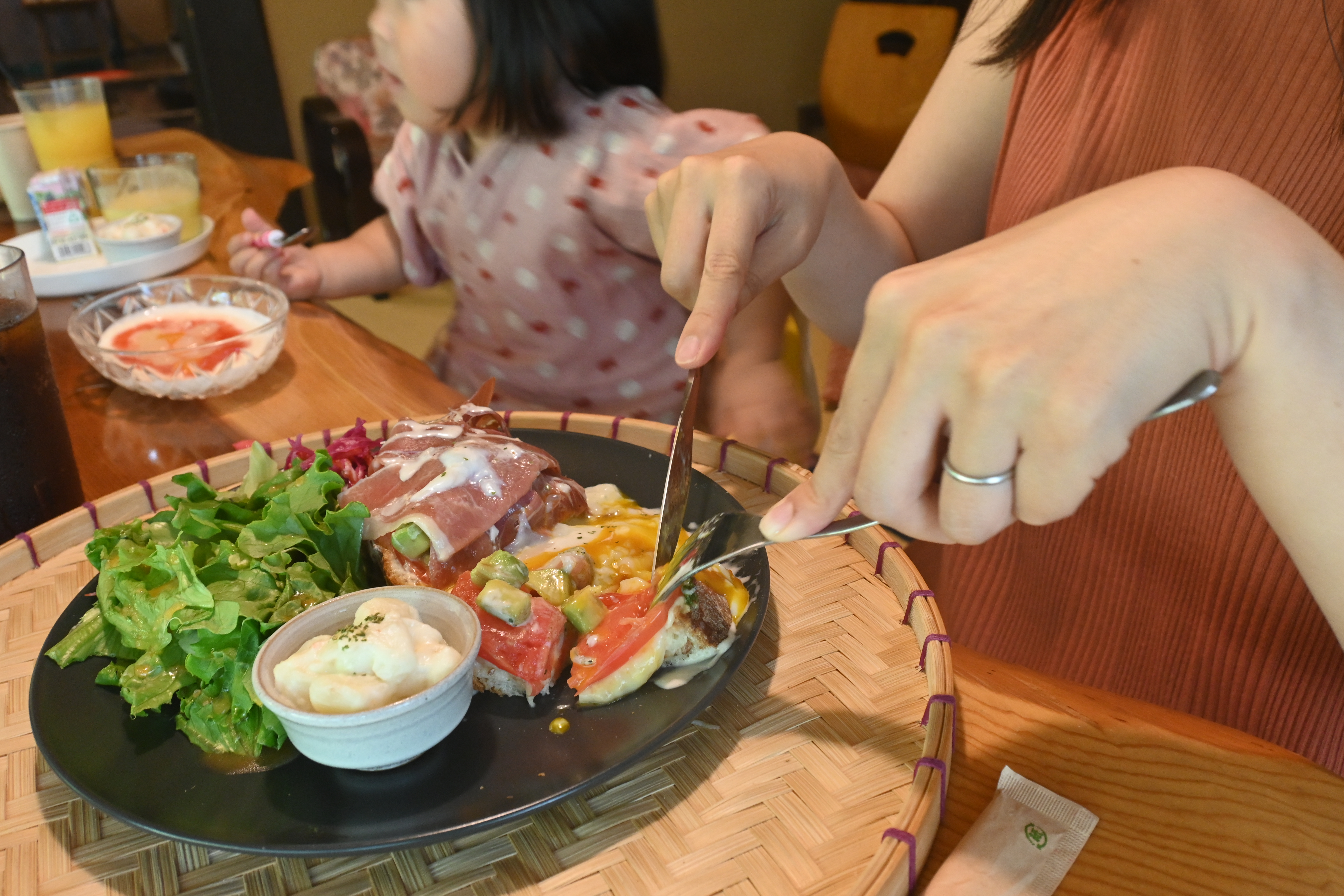 オープンサンド