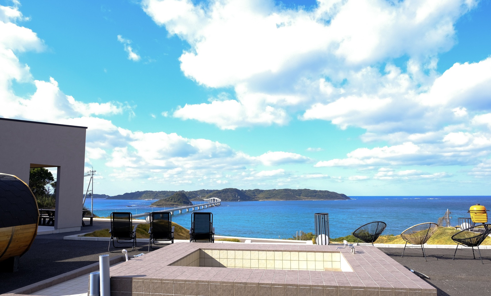 角島大橋を眺めながら極上サウナ！宿泊者限定サウナ無料プラン