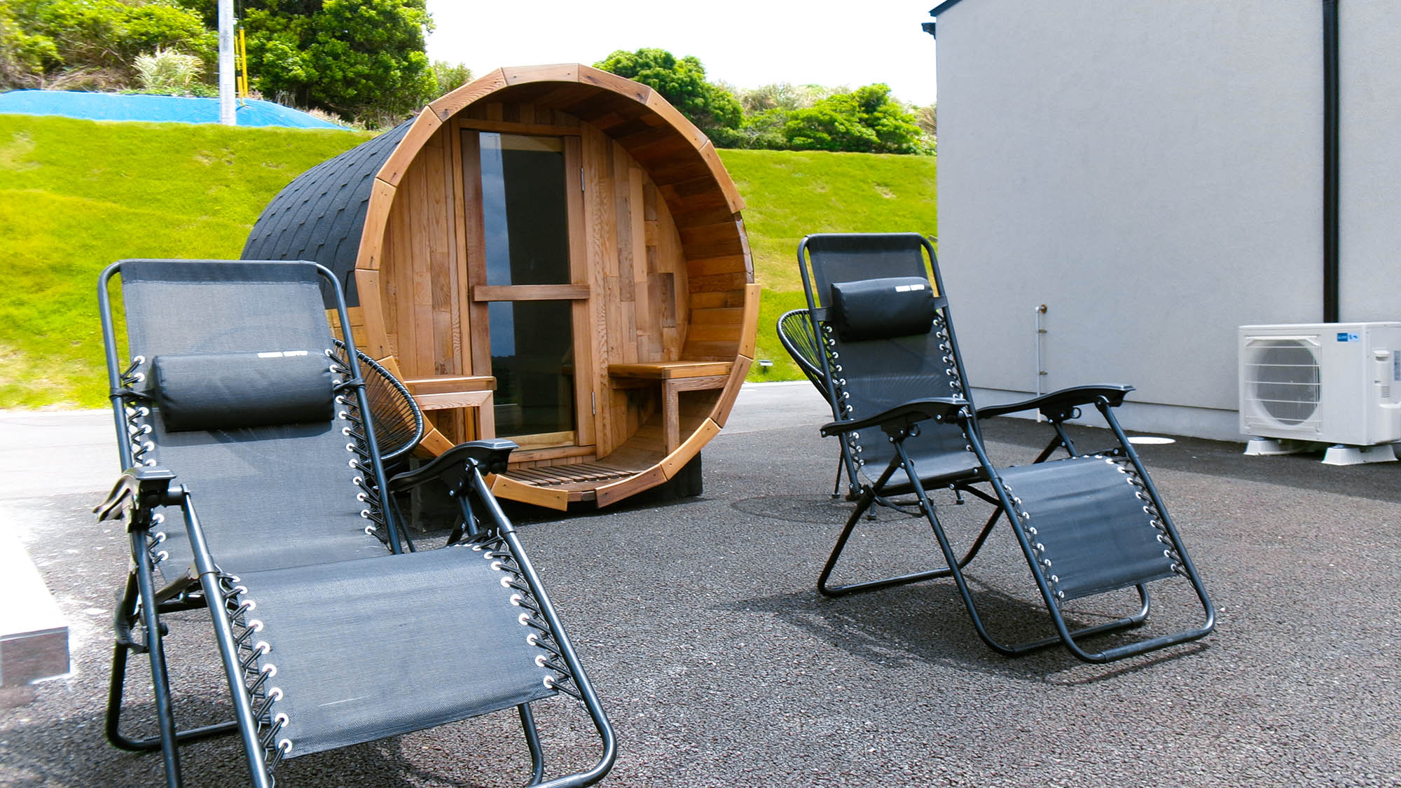 ・【施設設備】海風を感じる水風呂と合わせて、極上のととのい体験（オプション）