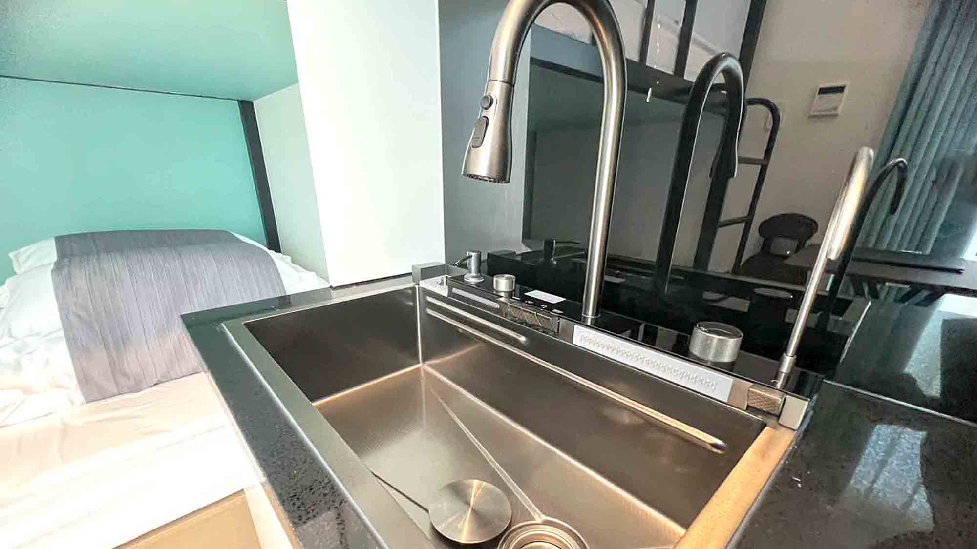 ・【シーサイド20FTコンテナ】キッチンはございませんが簡単な炊事は可能です