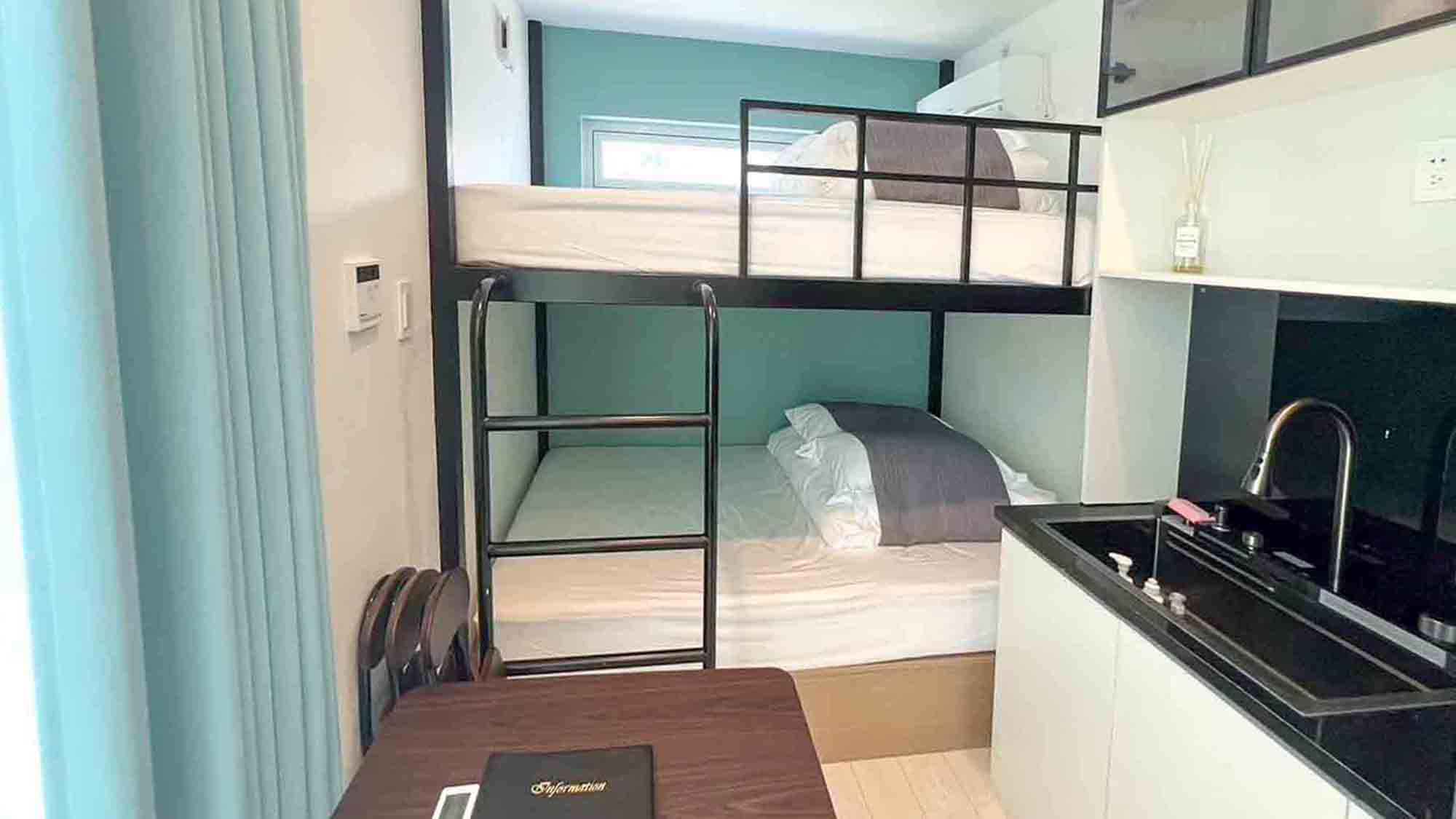 ・【シーサイド20FTコンテナ】大人2名様と小学校低学年までのお子様2名様での宿泊がおすすめ